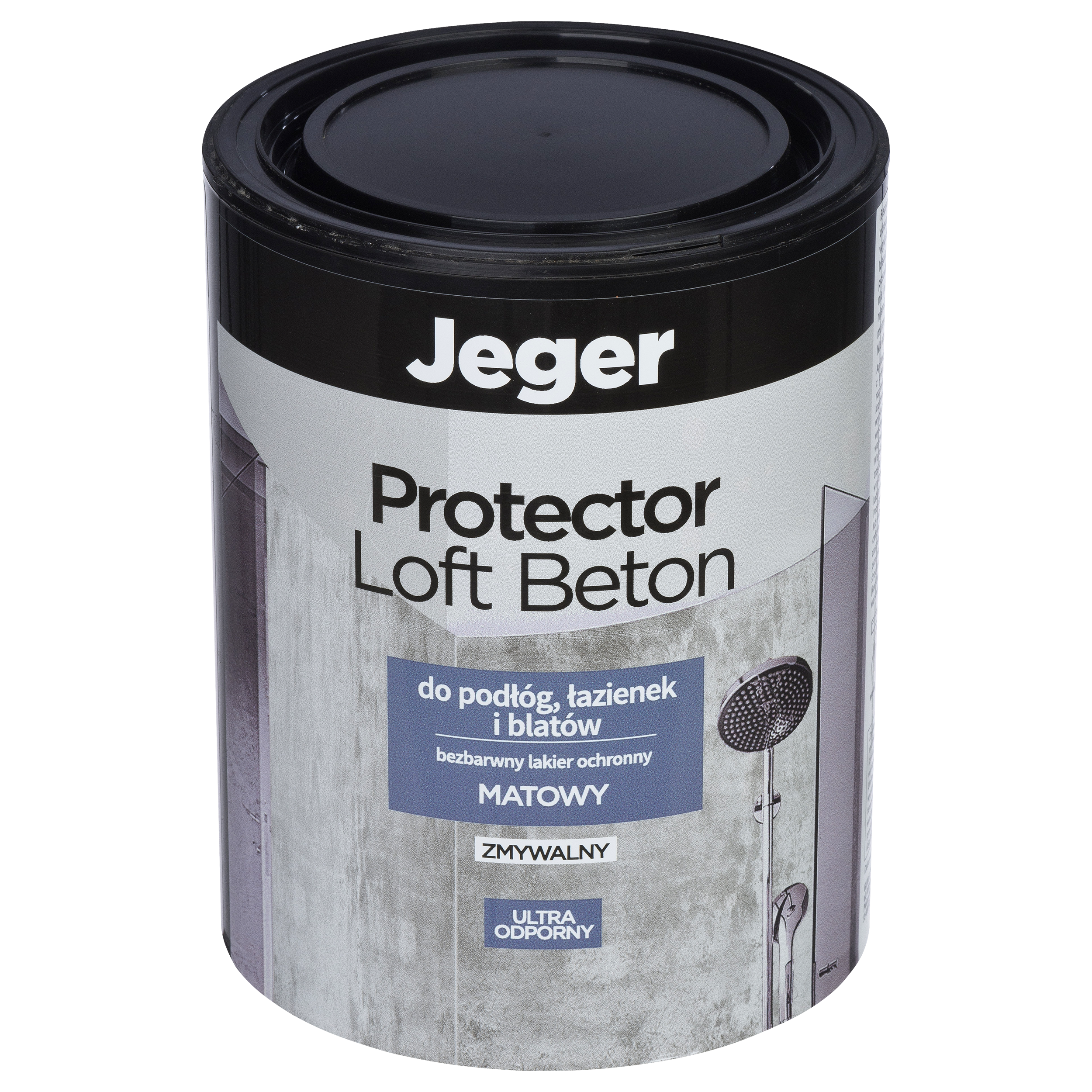 Lakier PROTECTOR LOFT BETON 1 l Ultraodporny Matowy Zmywalny JEGER