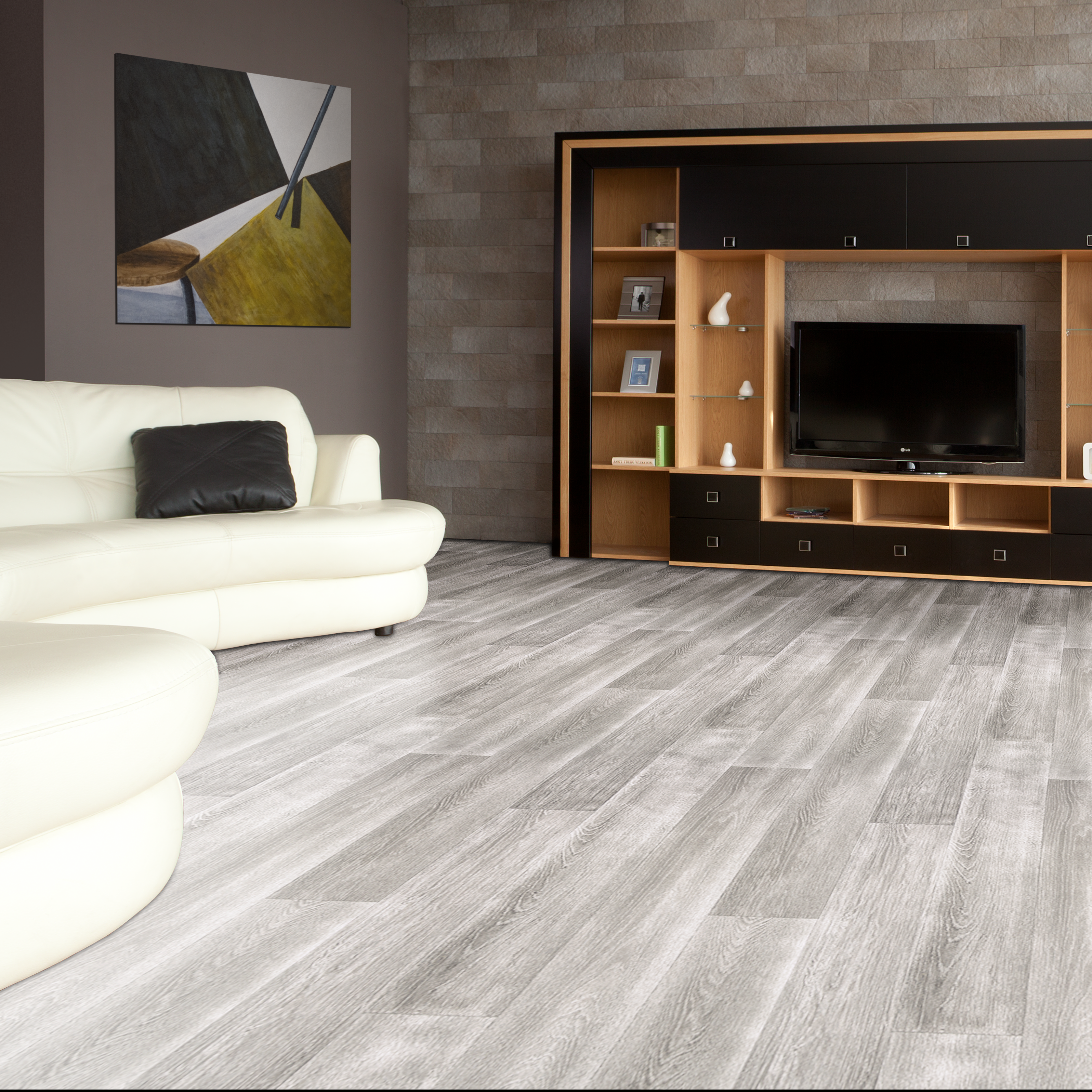 Wykładzina PCV Bonus 516-02 jasnobeżowa panel 2 m - 3