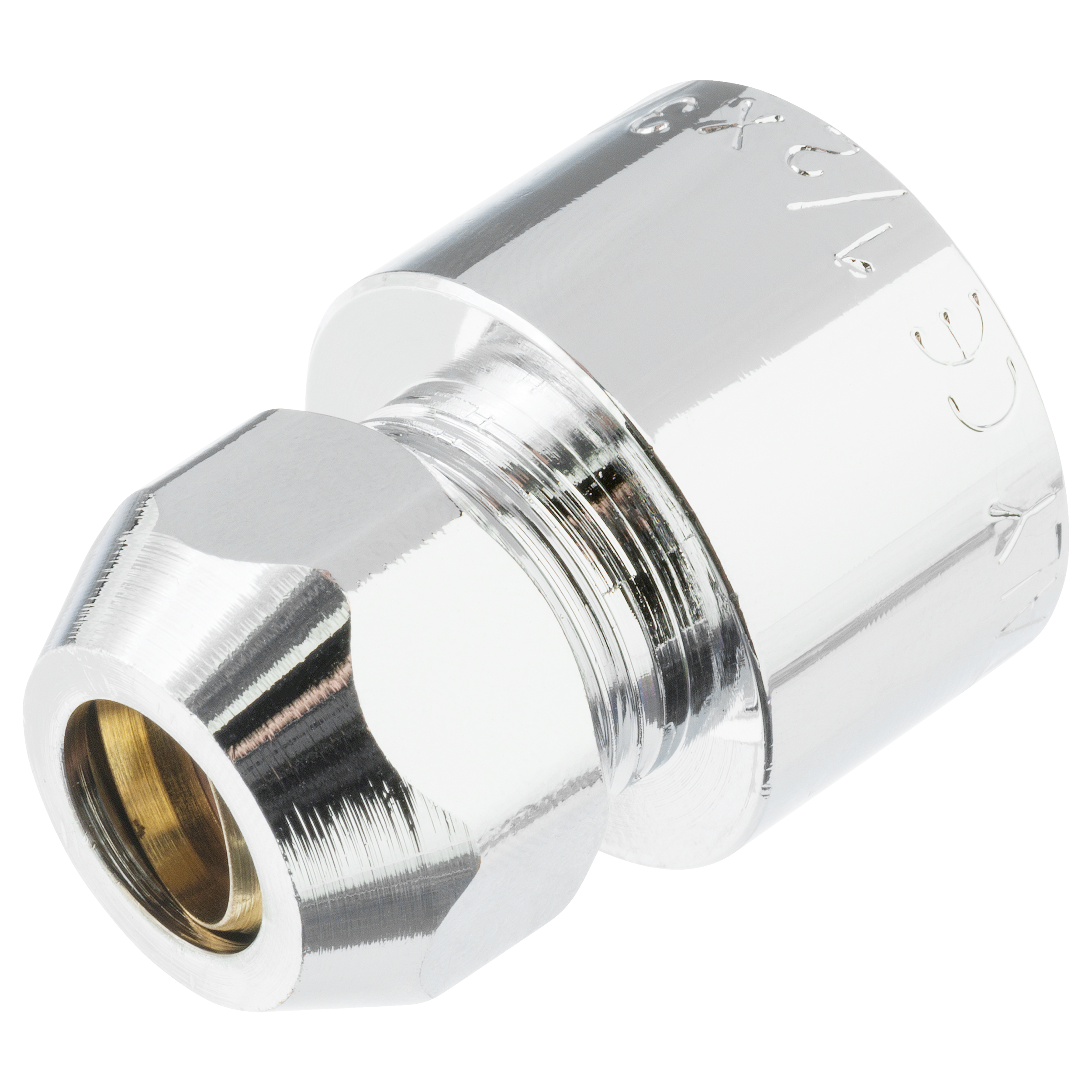 Łącznik CHROMOWANY GW1/2" - 10 mm EQUATION