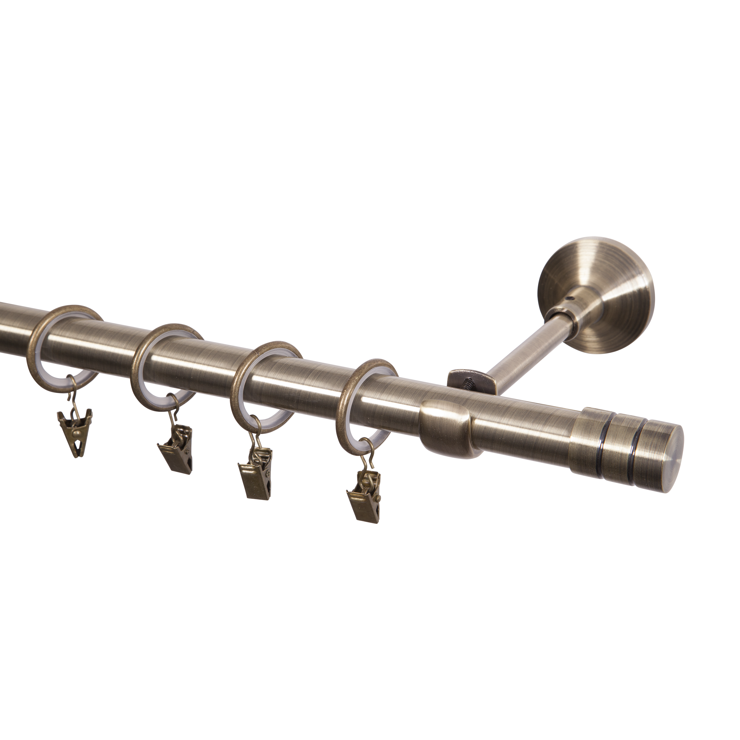 Karnisz Forio 300 cm pojedynczy antyczne złoto 19 mm Inspire