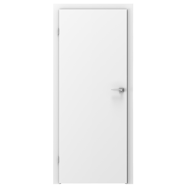 Drzwi wewnętrzne pełne Basic Białe 70 Lewe Voster