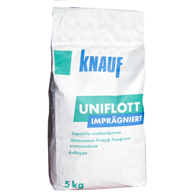 Gips szpachlowy impregnowany UNIFLOTT 5 kg KNAUF