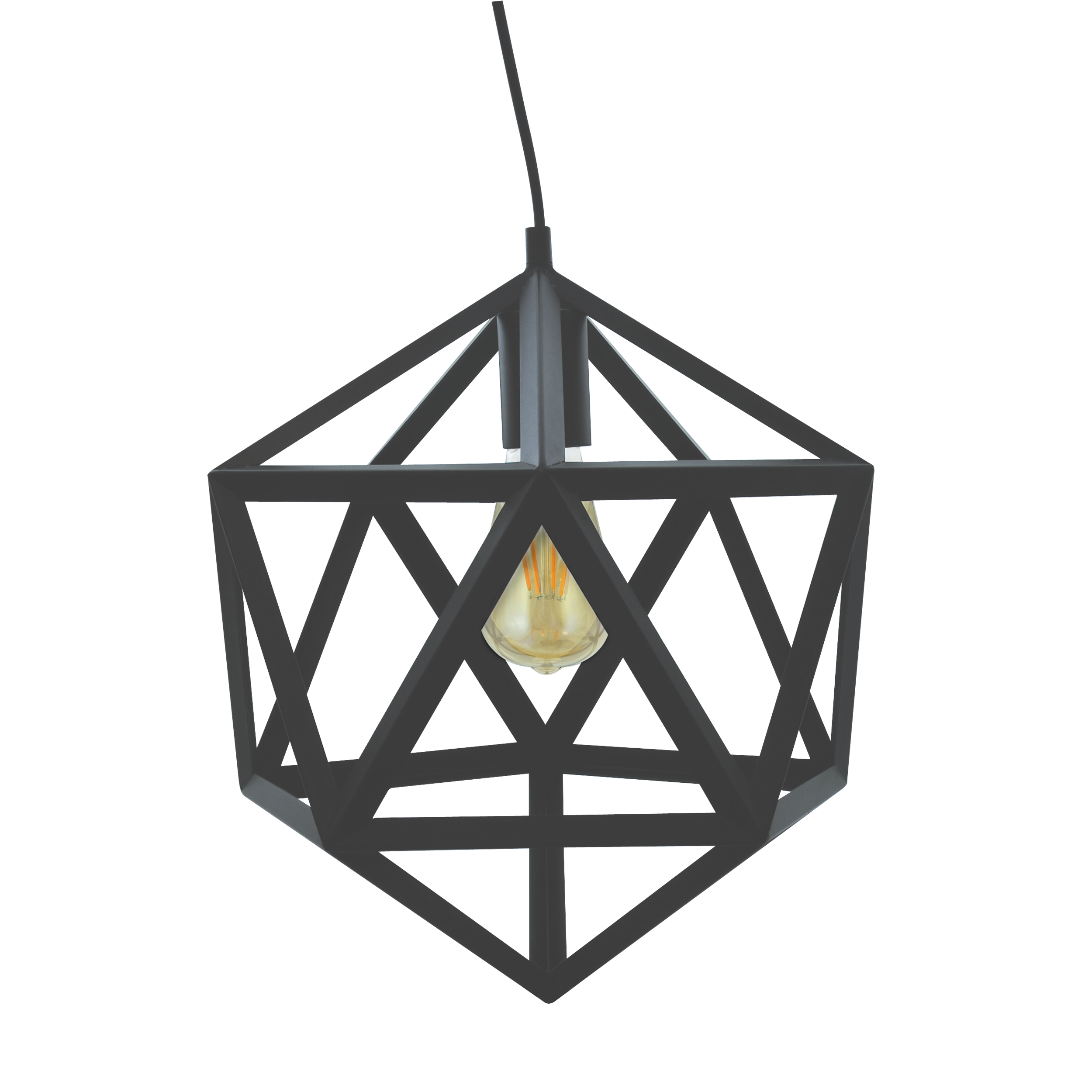 Lampa wisząca Denmark czarna E27 Il Mio