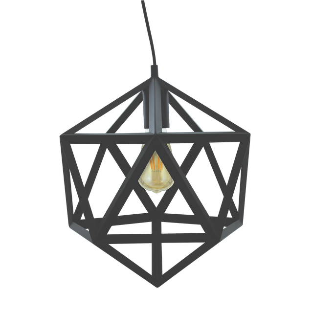 Lampa wisząca Denmark czarna E27 Il Mio