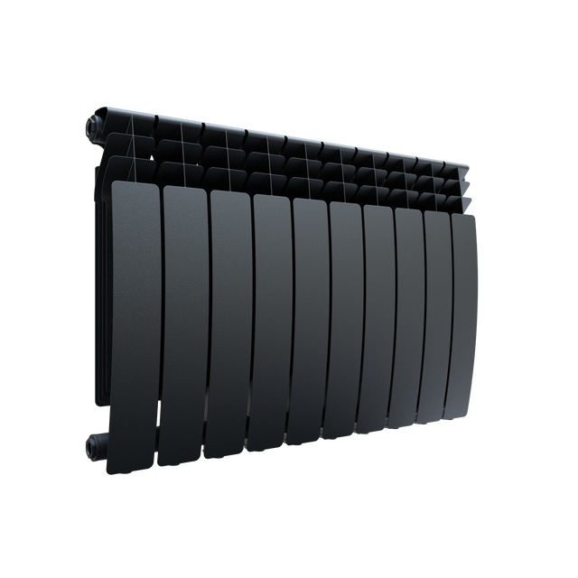 Grzejnik LATUS 57.5x80 cm Metallic Black 1125W Roz 50cm 16 Bar TERMA