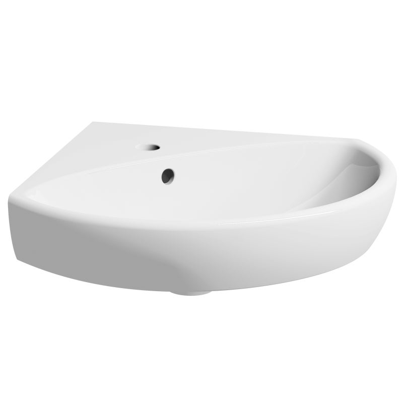 Umywalka ceramiczna narożna 50 x 59 Z/O Selnova Geberit