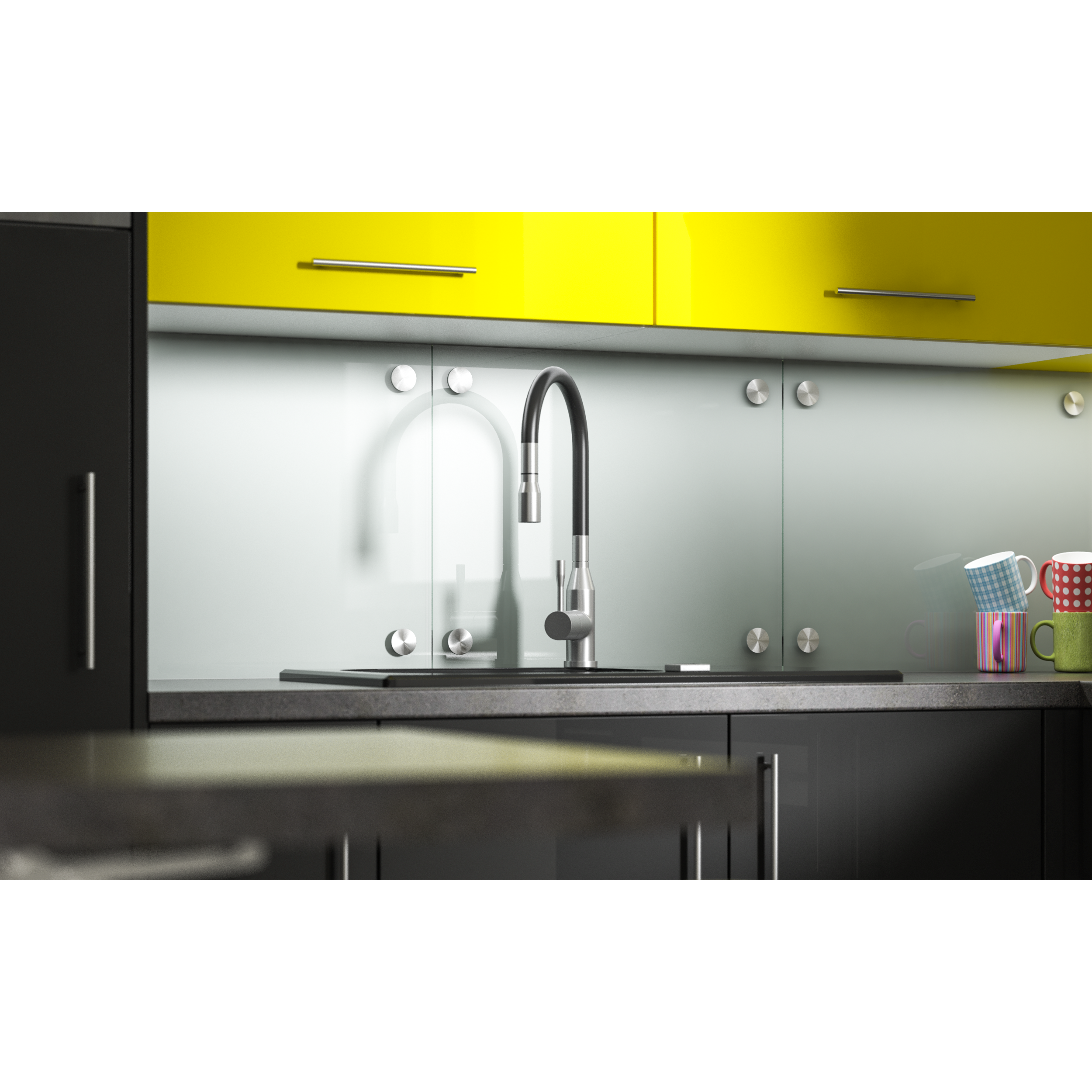 Panel kuchenny szklany bezbarwny Dubiel Vitrum - 2