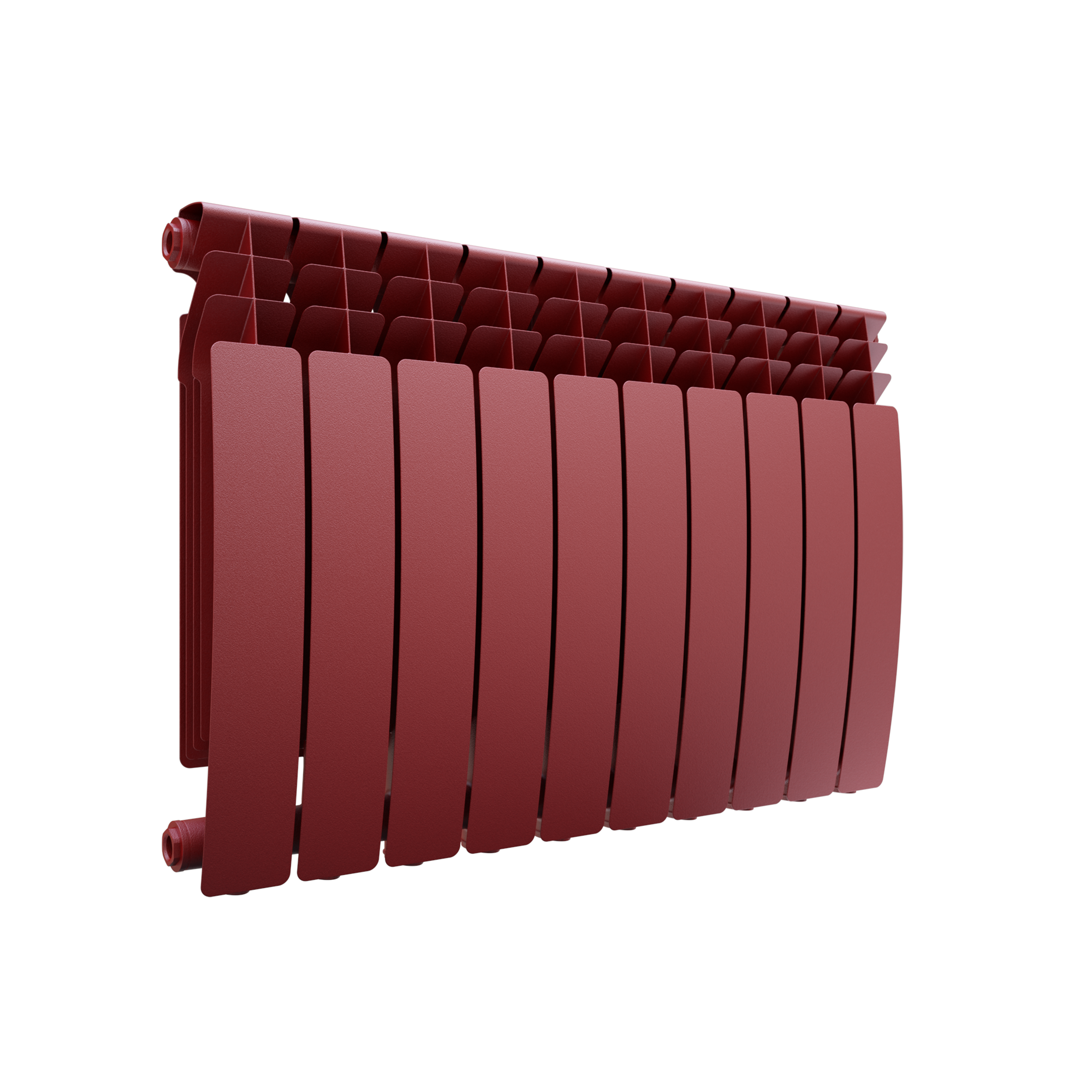 Grzejnik LATUS 57.5x80 cm METALLIC RED 1125W Roz 50cm 16 Bar TERMA