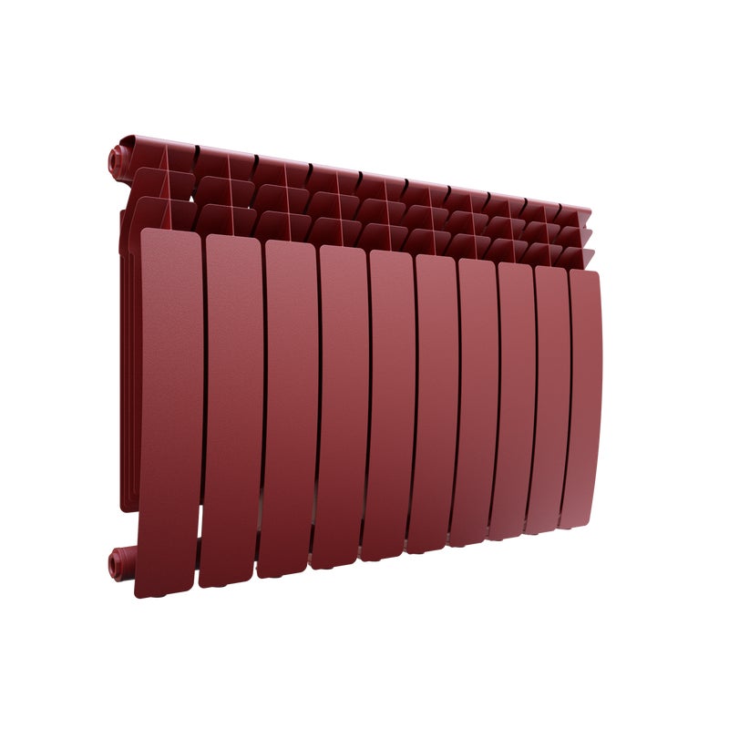 Grzejnik LATUS 57.5x80 cm METALLIC RED 1125W Roz 50cm 16 Bar TERMA