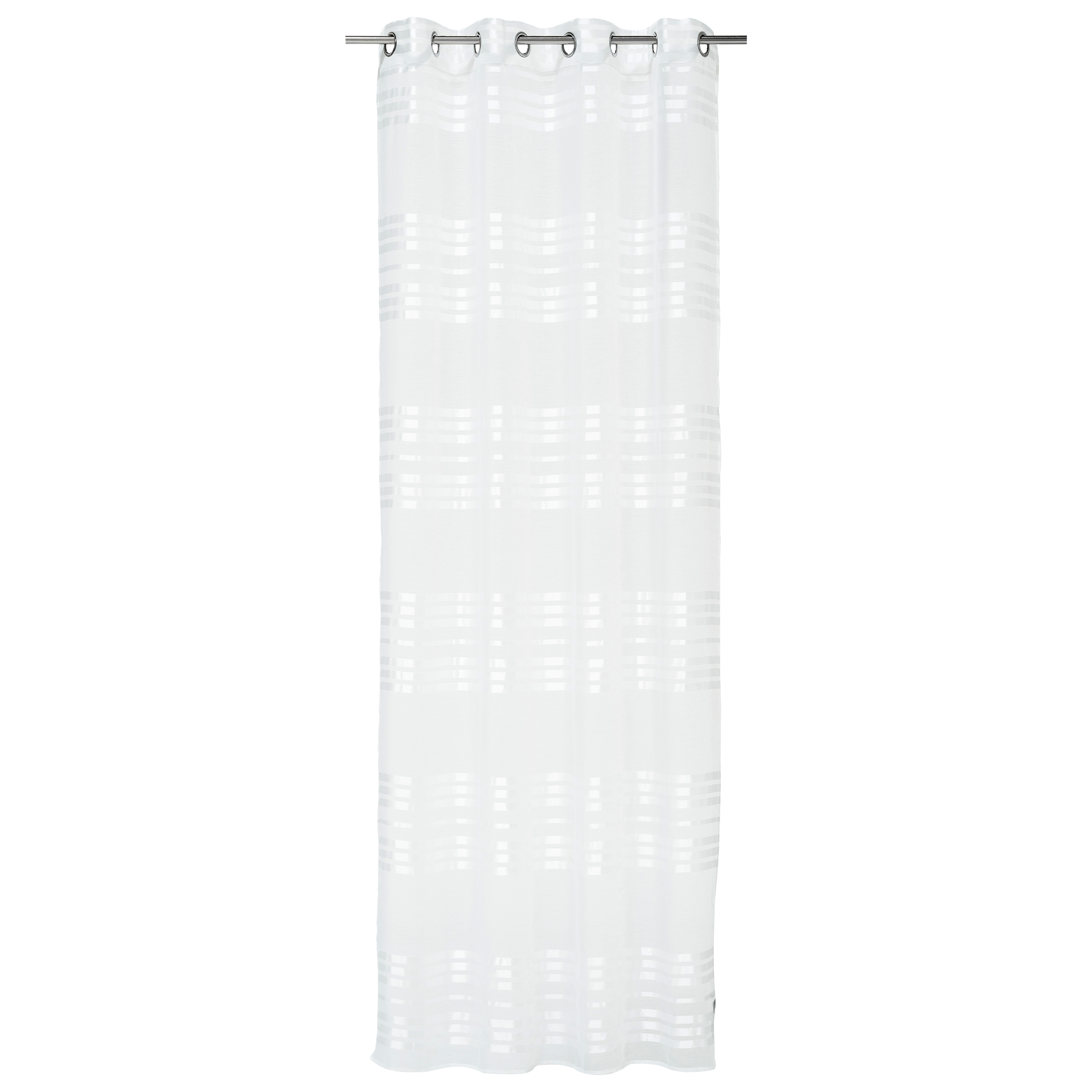 Firana na przelotkach Nastri 140 x 260 cm biała Inspire