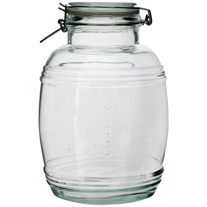 Słój szklany beczkowy 3l z hermetycznym zamknięciem Browin