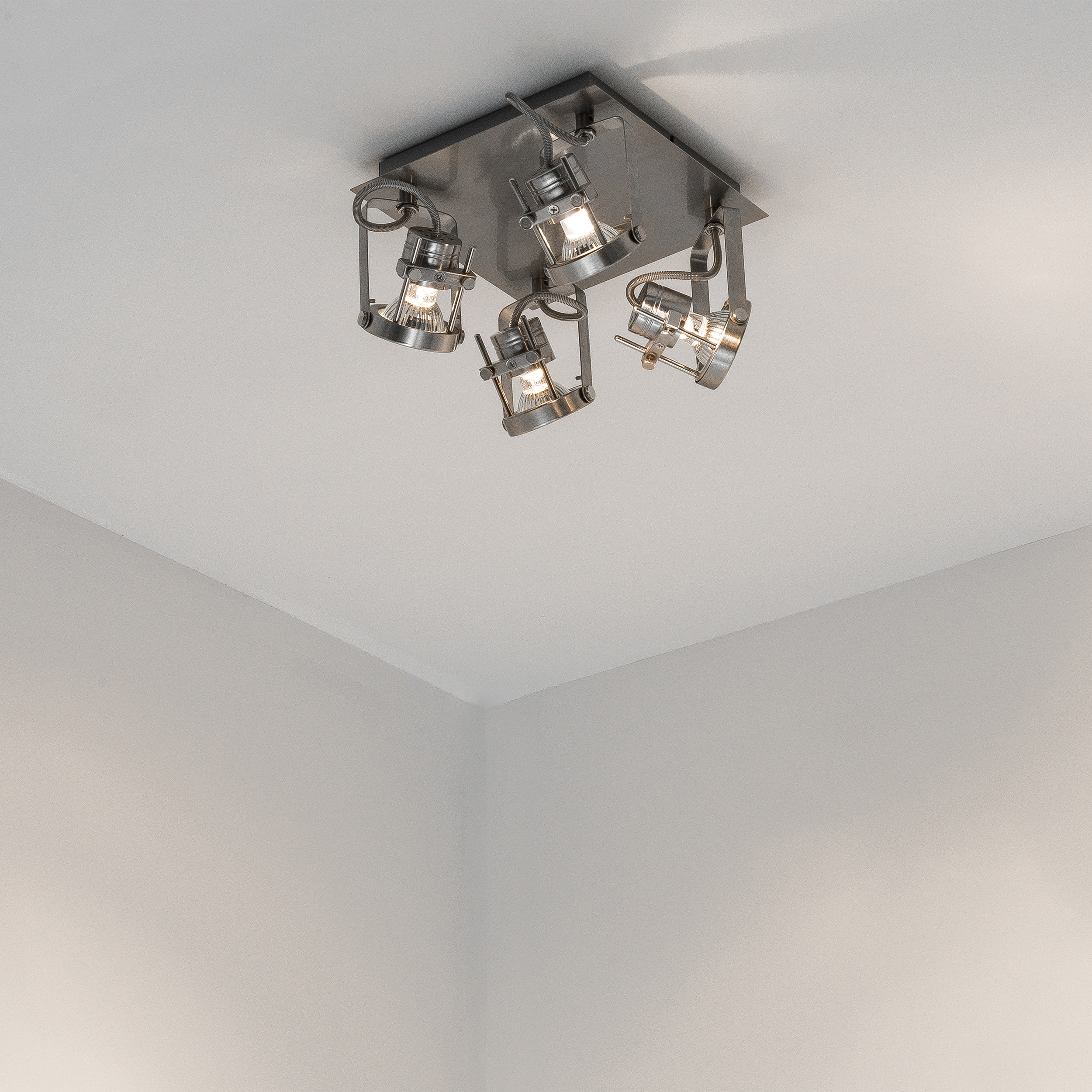 Plafon TECHNIC srebrna GU10 INSPIRE - 5