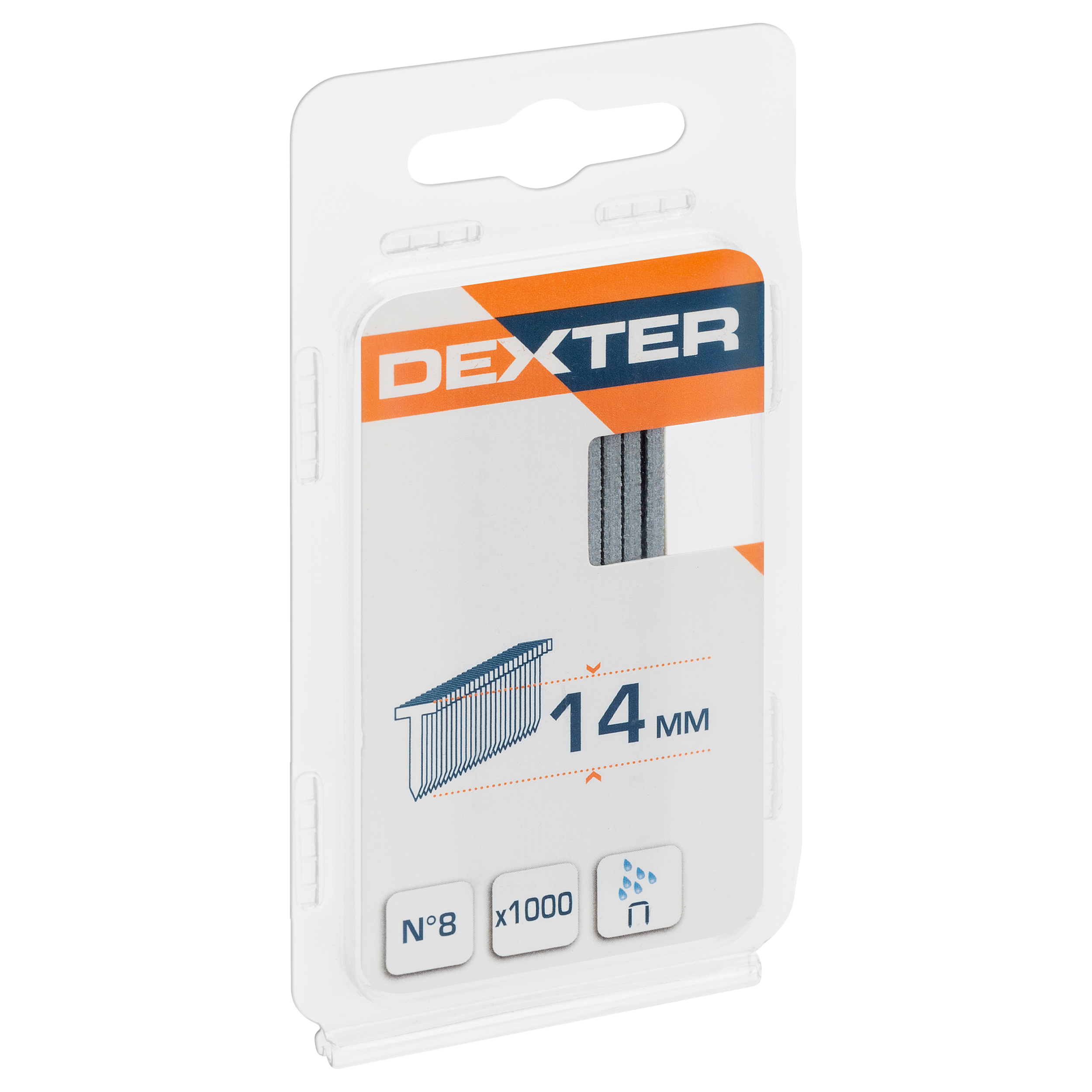 Pack de 1000 clavo con cabeza DEXTER Nº 8, 14mm - 4