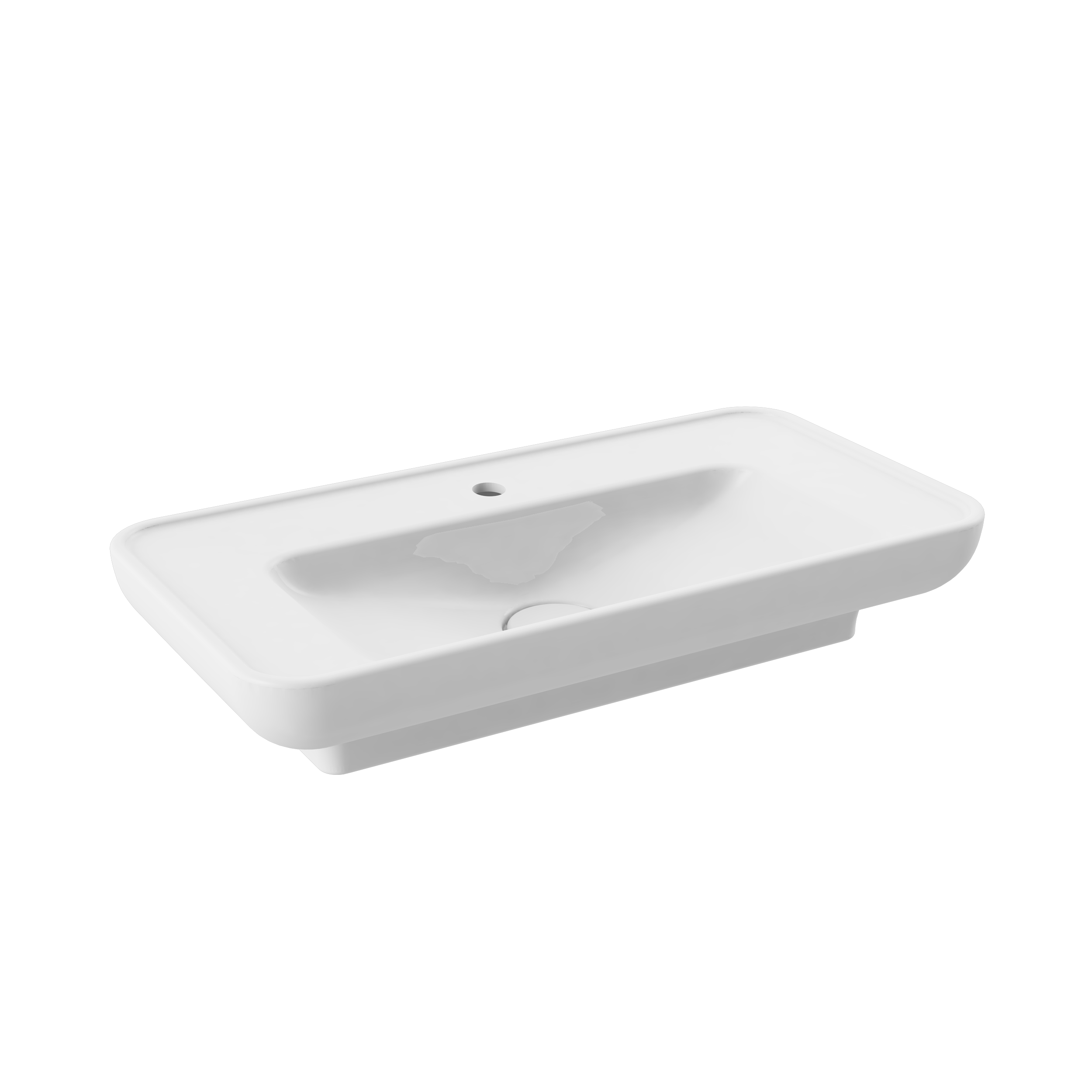 Umywalka ceramiczna nablatowa 80 Bravia Wellneo