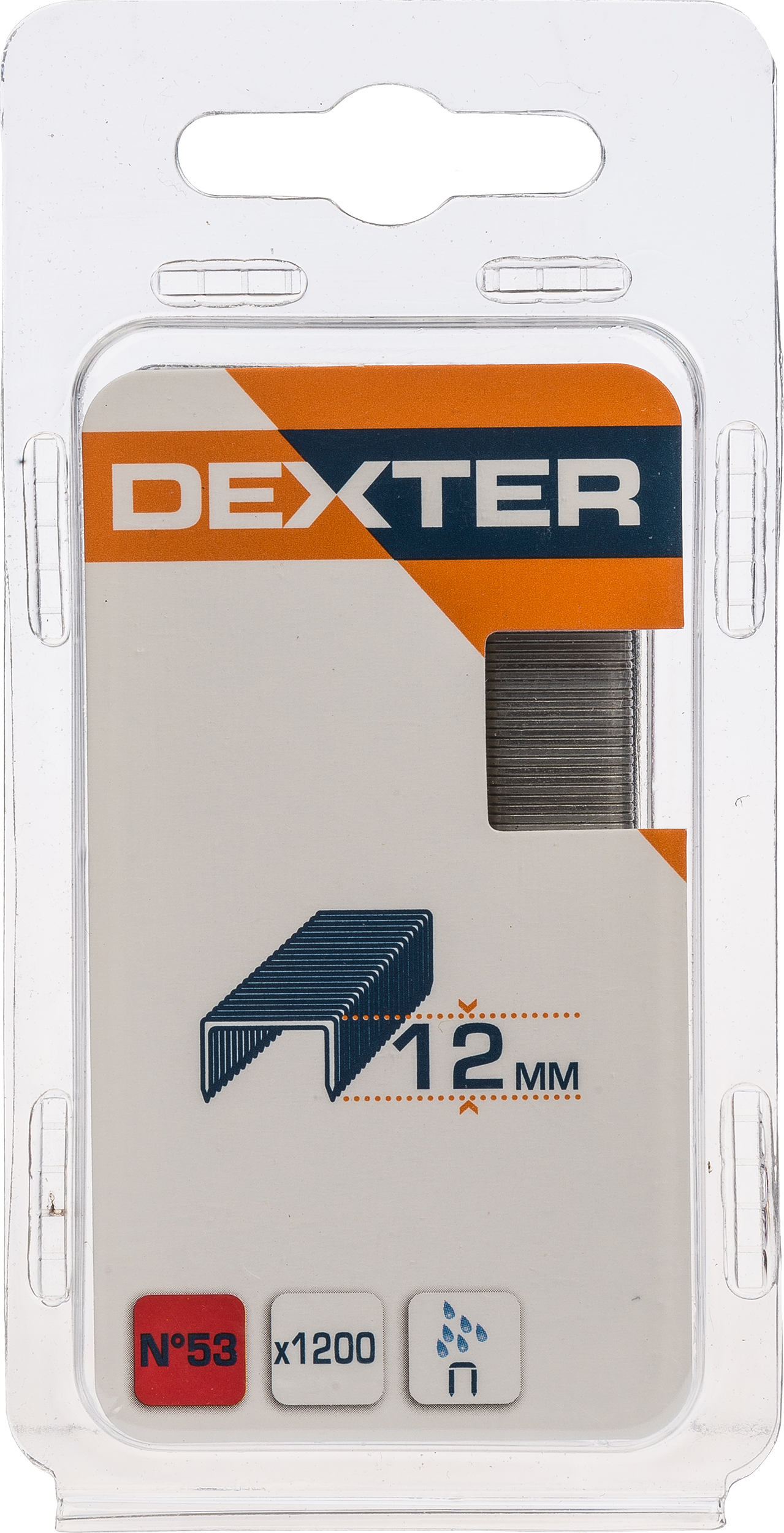 Pack de 1200 grapas DEXTER Nº 53, 12mm - 7