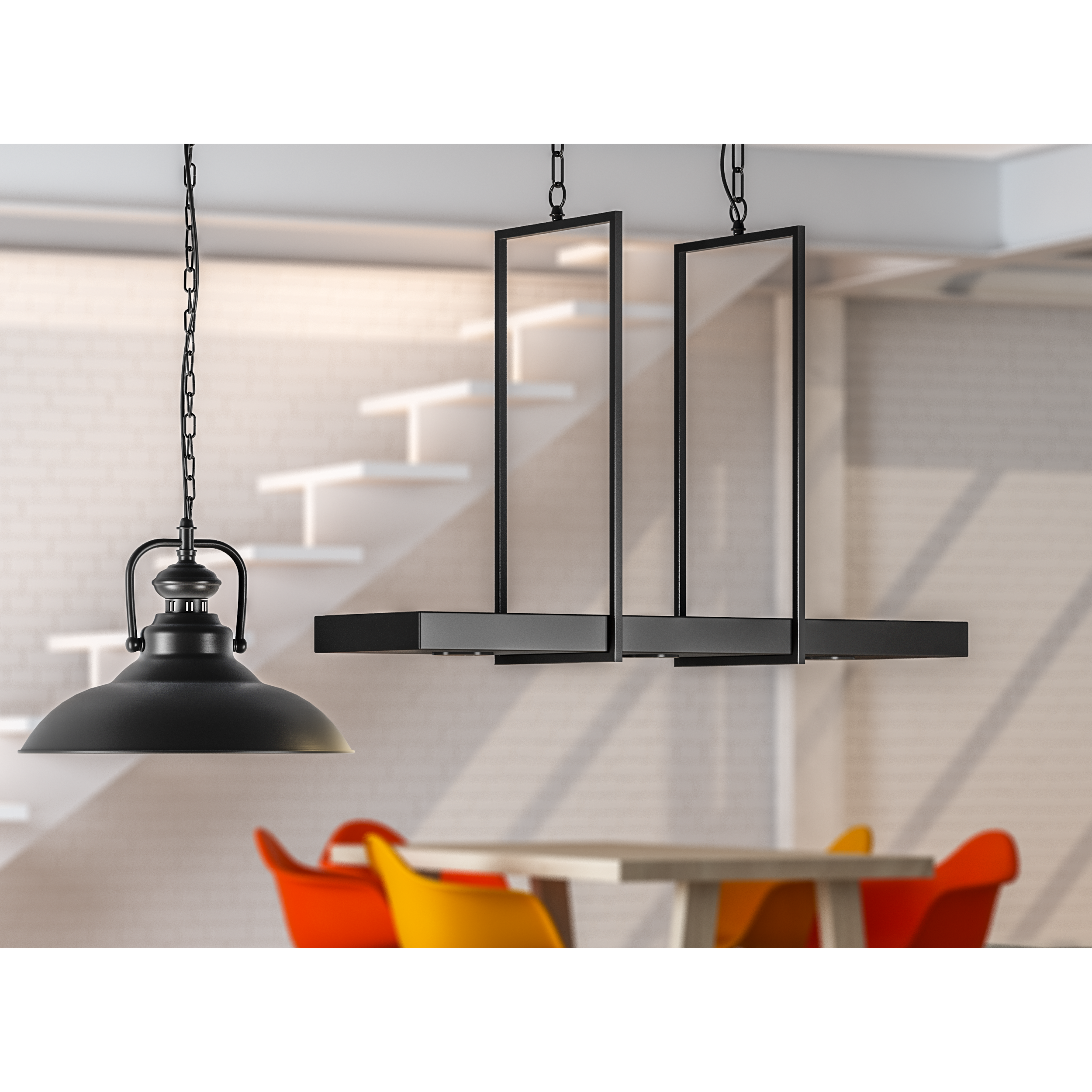 Lampa wisząca Tray czarna LED Markslojd - 8