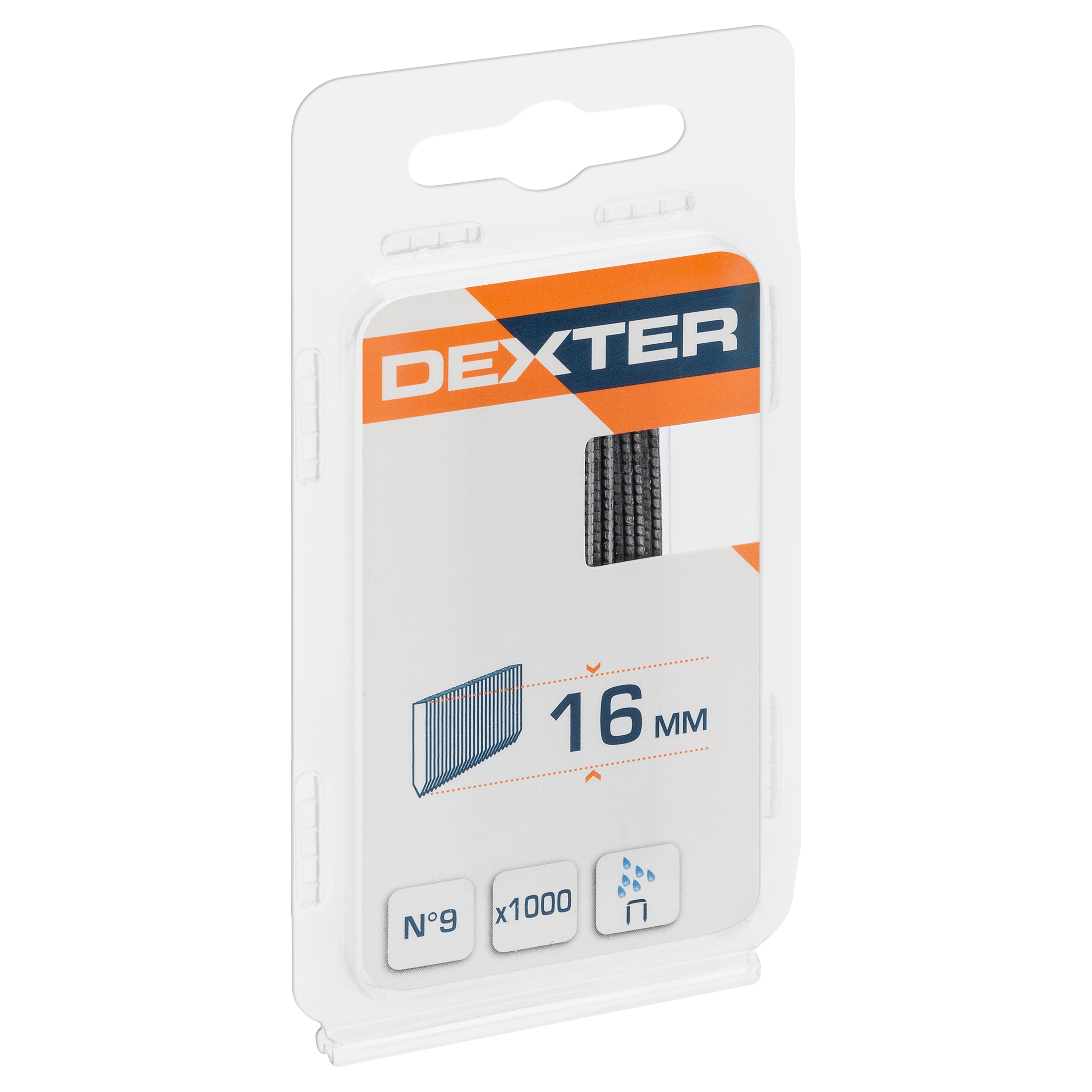 Pack de 1000 clavo sin cabeza DEXTER Nº 9, 16mm - 2