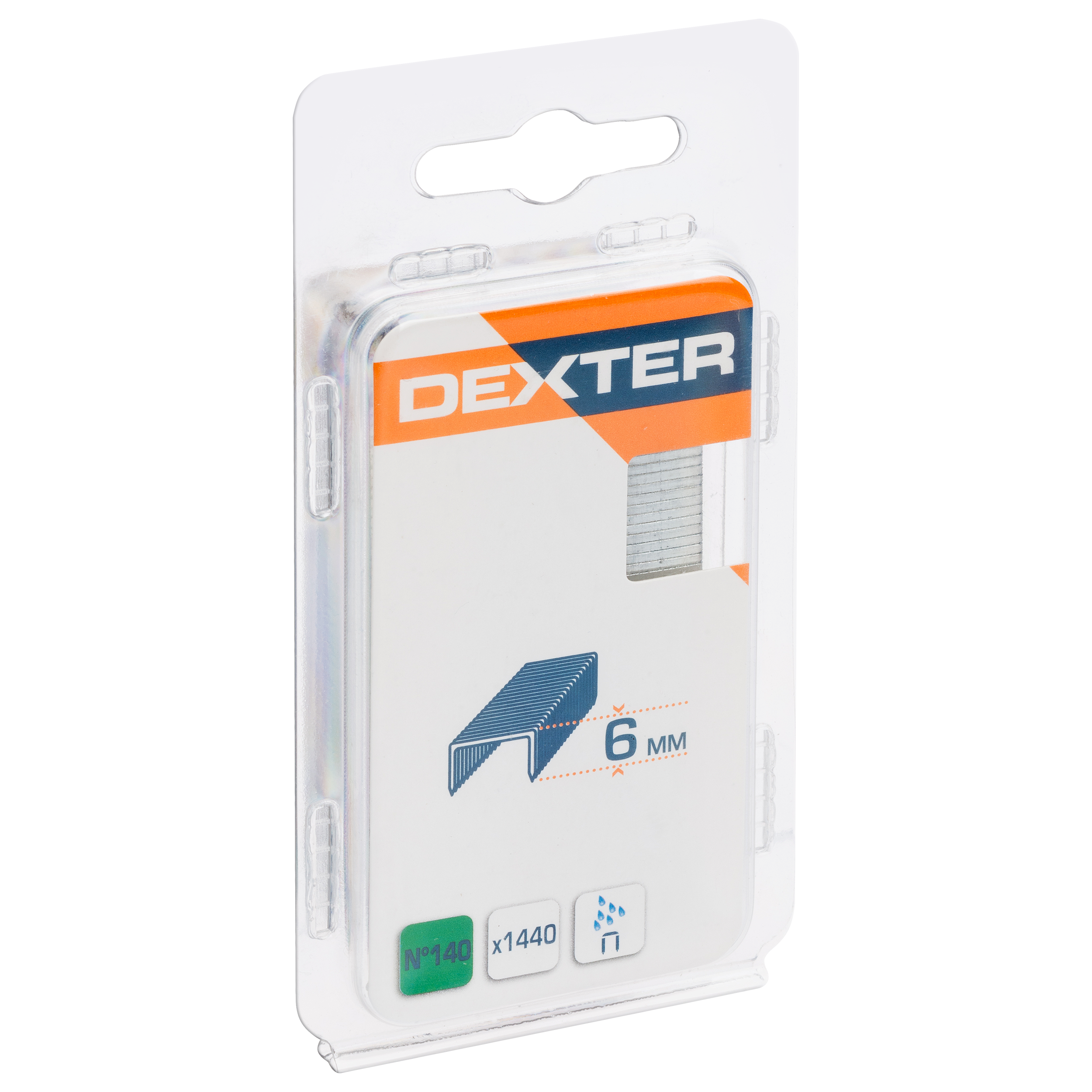Pack de 1440 grapas DEXTER Nº 140, 6mm - 5