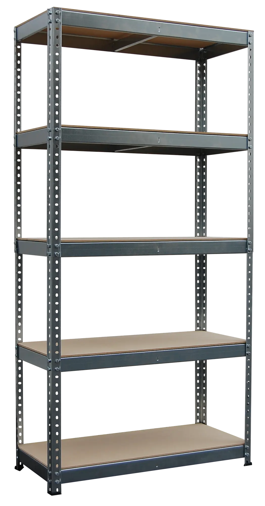 Regał metalowy z płytą HDF 200 kg 180 x 90 x 40 cm 5P ocynk