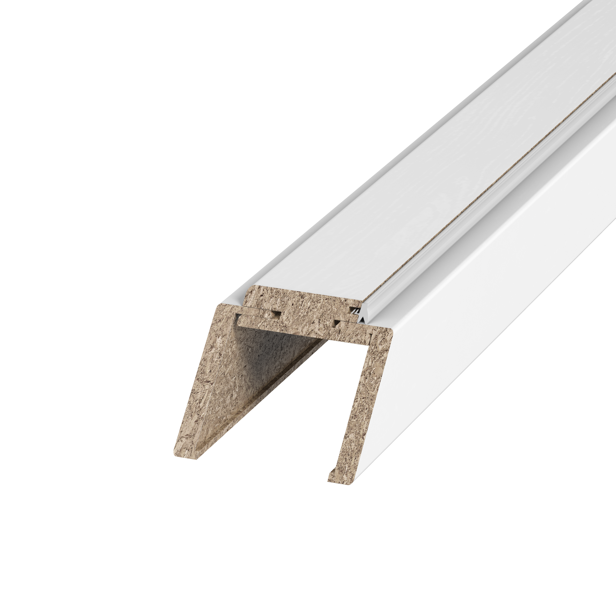 Belka górna 70 ościeżnicy regulowanej Trim Biała 120 - 140 mm