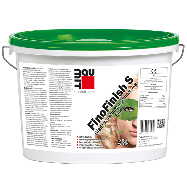 Gotowa gładź polimerowa Finofinish S 9 kg Baumit