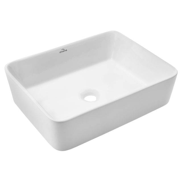 Umywalka ceramiczna nablatowa Nyks 48 x 37 Invena