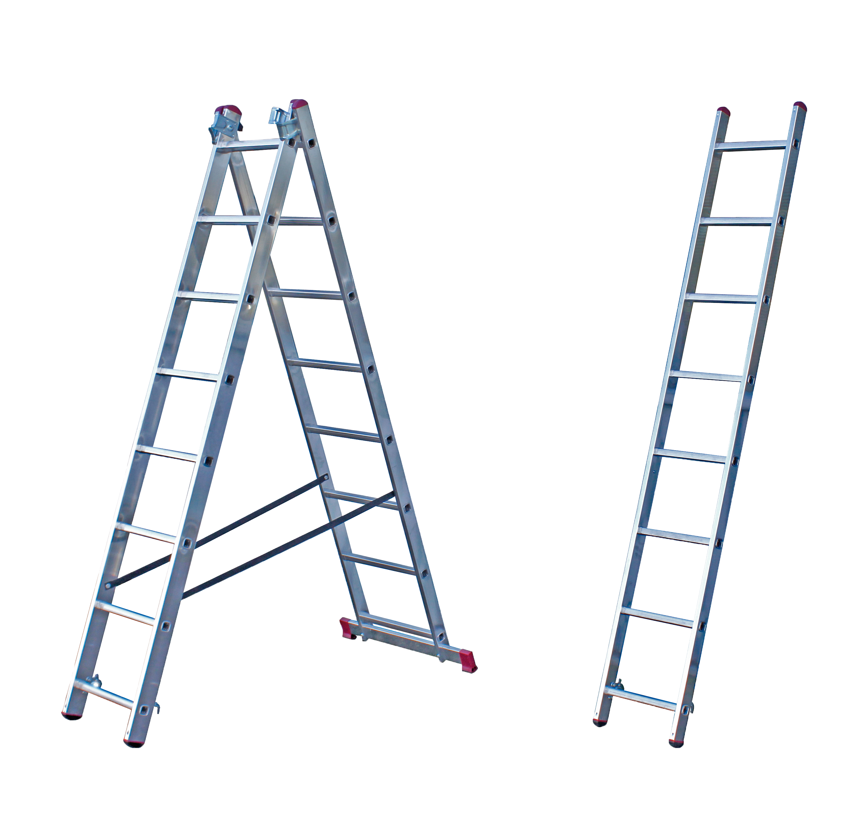 Drabina aluminiowa 3-cześciowa wielofunkcyjna CORDA 3x8 KRAUSE - 4