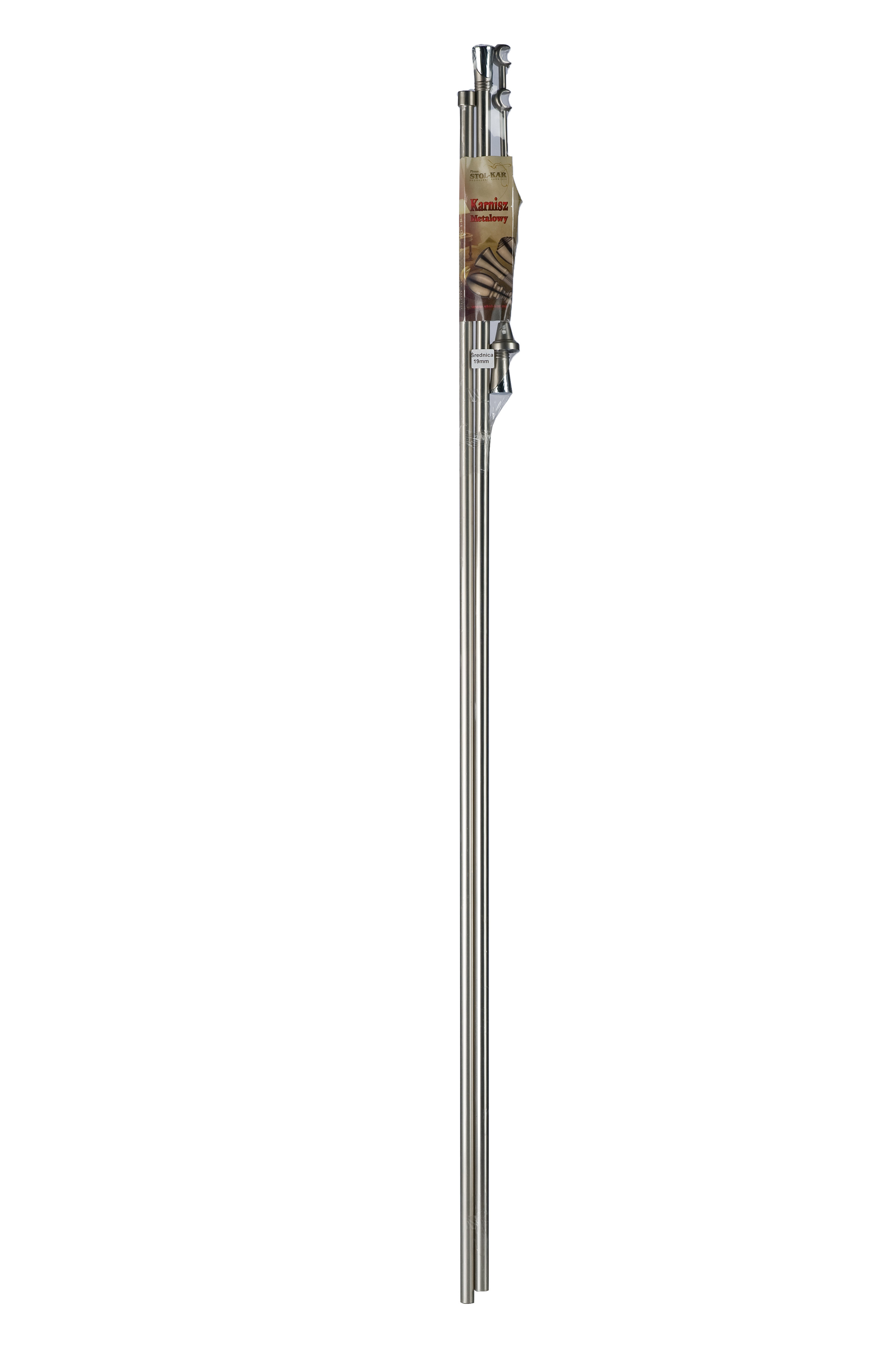 Karnisz Prado Flat Ball 240 cm pojedynczy złoty 19 mm - 2