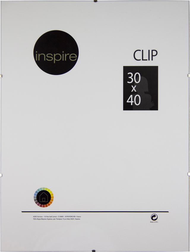 Marco clip INSPIRE 30 x 40 cm
