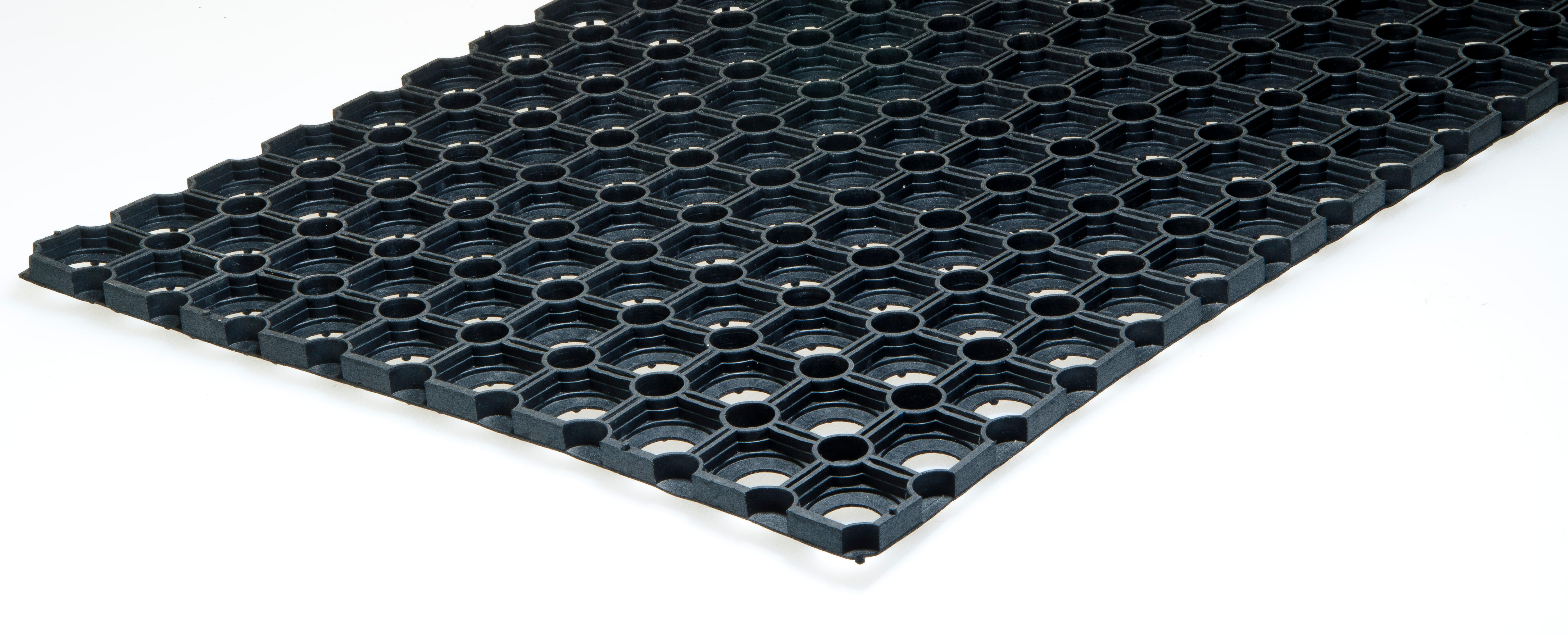 Wycieraczka zewnętrzna Ring Rubber Mat 150 x 100 cm gumowa czarna - 3
