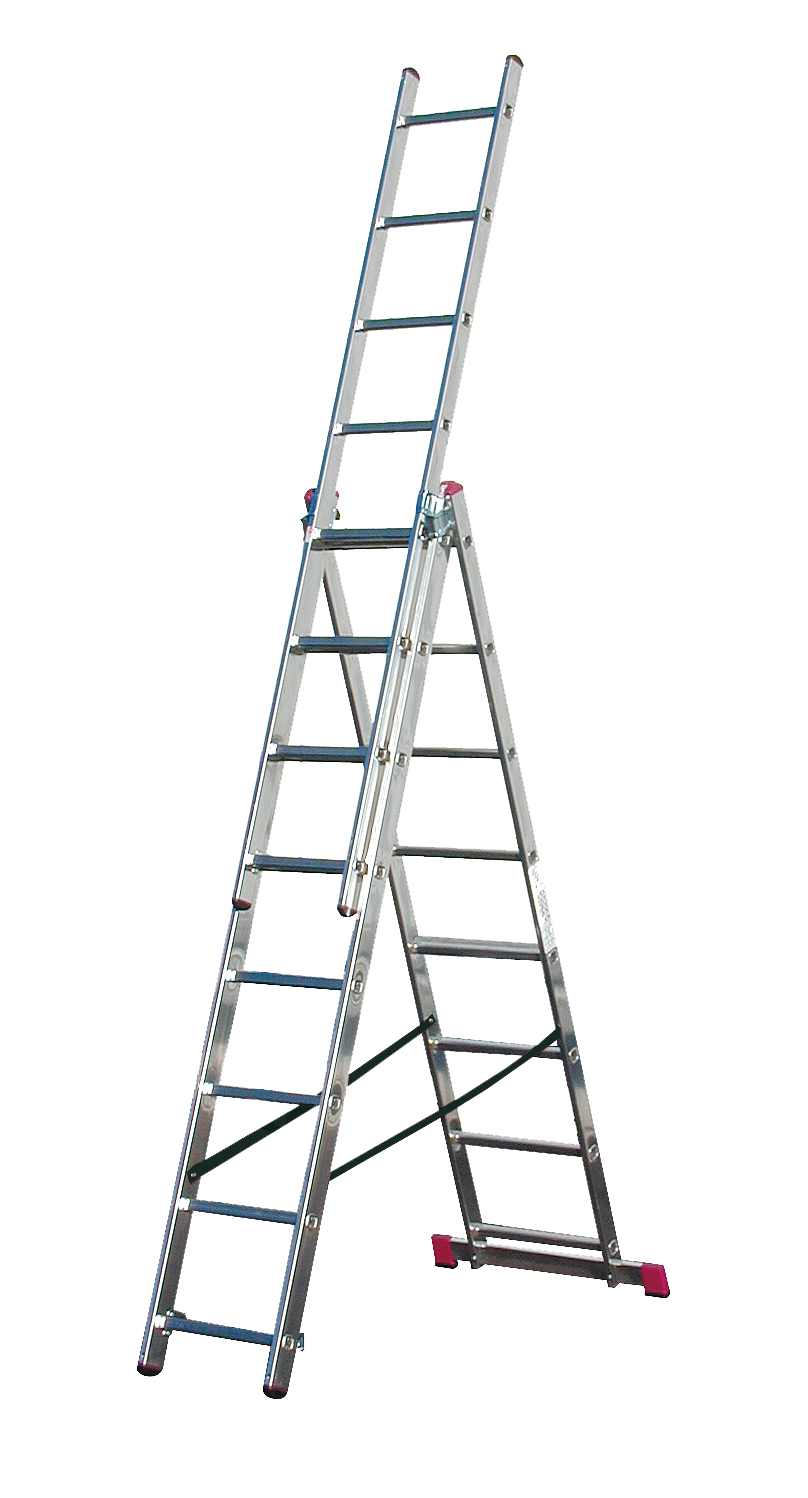 Drabina aluminiowa 3-cześciowa wielofunkcyjna CORDA 3x8 KRAUSE - 2