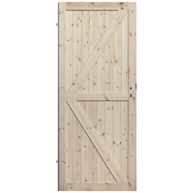 Drzwi wewnętrzne drewniane pełne Loft II 80 Lewe Radex