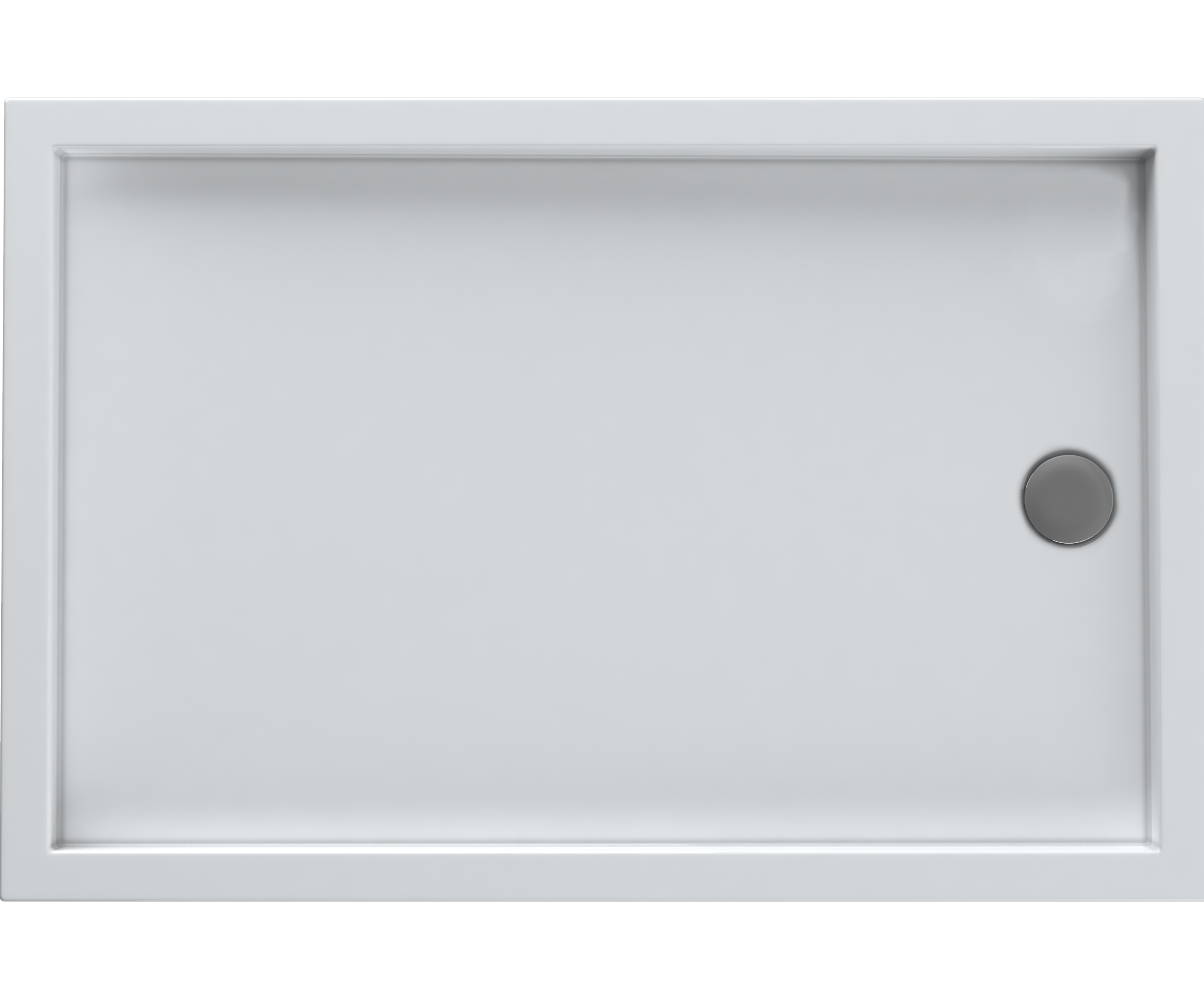 Brodzik Zintegrowany Prostokątny Sensea Frigo 90 x 160 x 12 cm Biały Gładki - 8