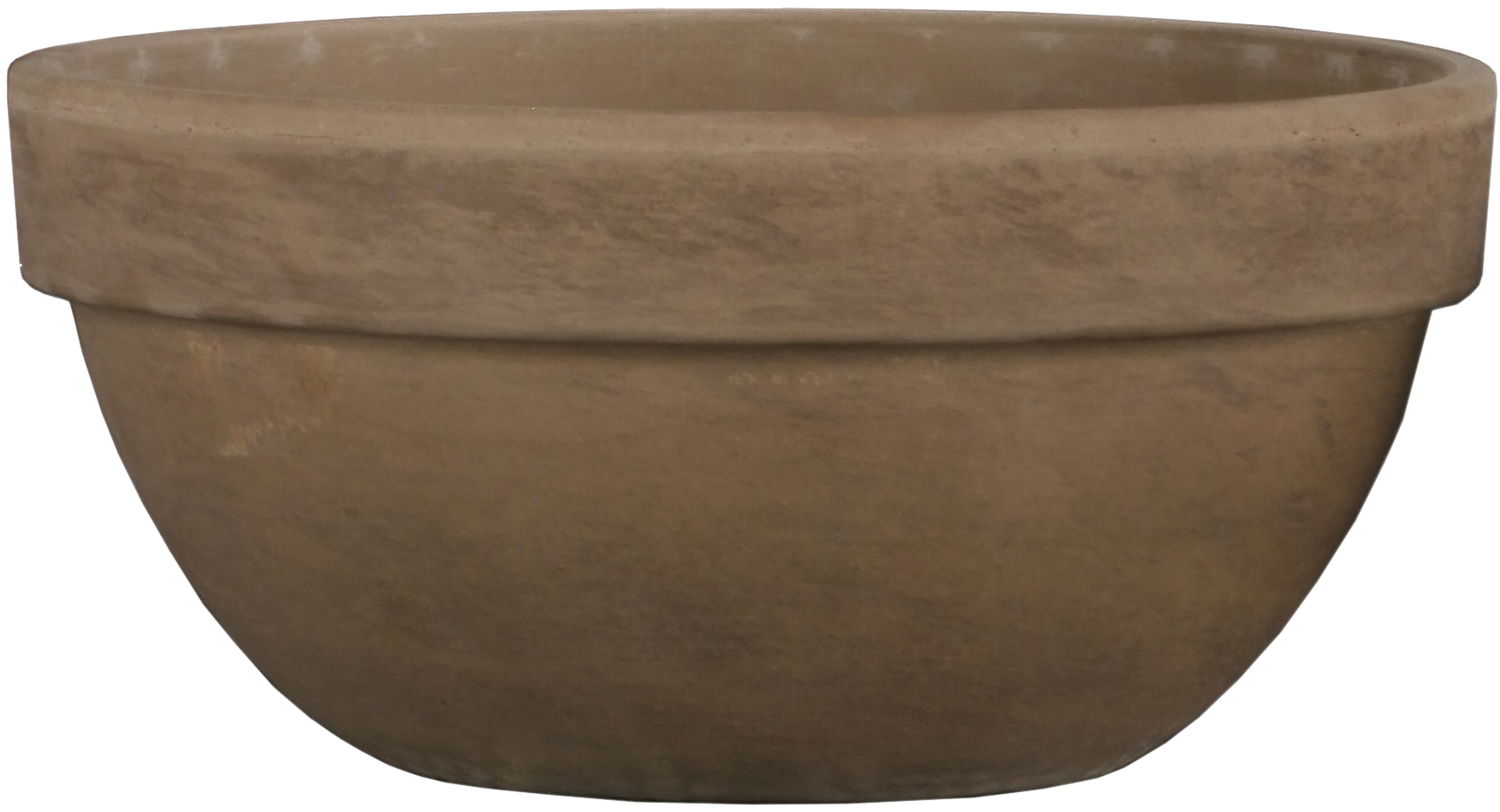 Donica ceramiczna Levy Basalt śr.26 cm brązowa Cermax