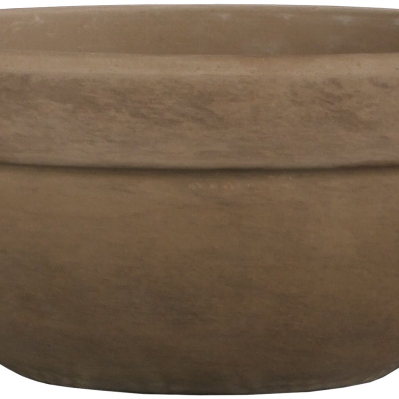 Donica ceramiczna Levy Basalt śr.19 cm brązowa Cermax