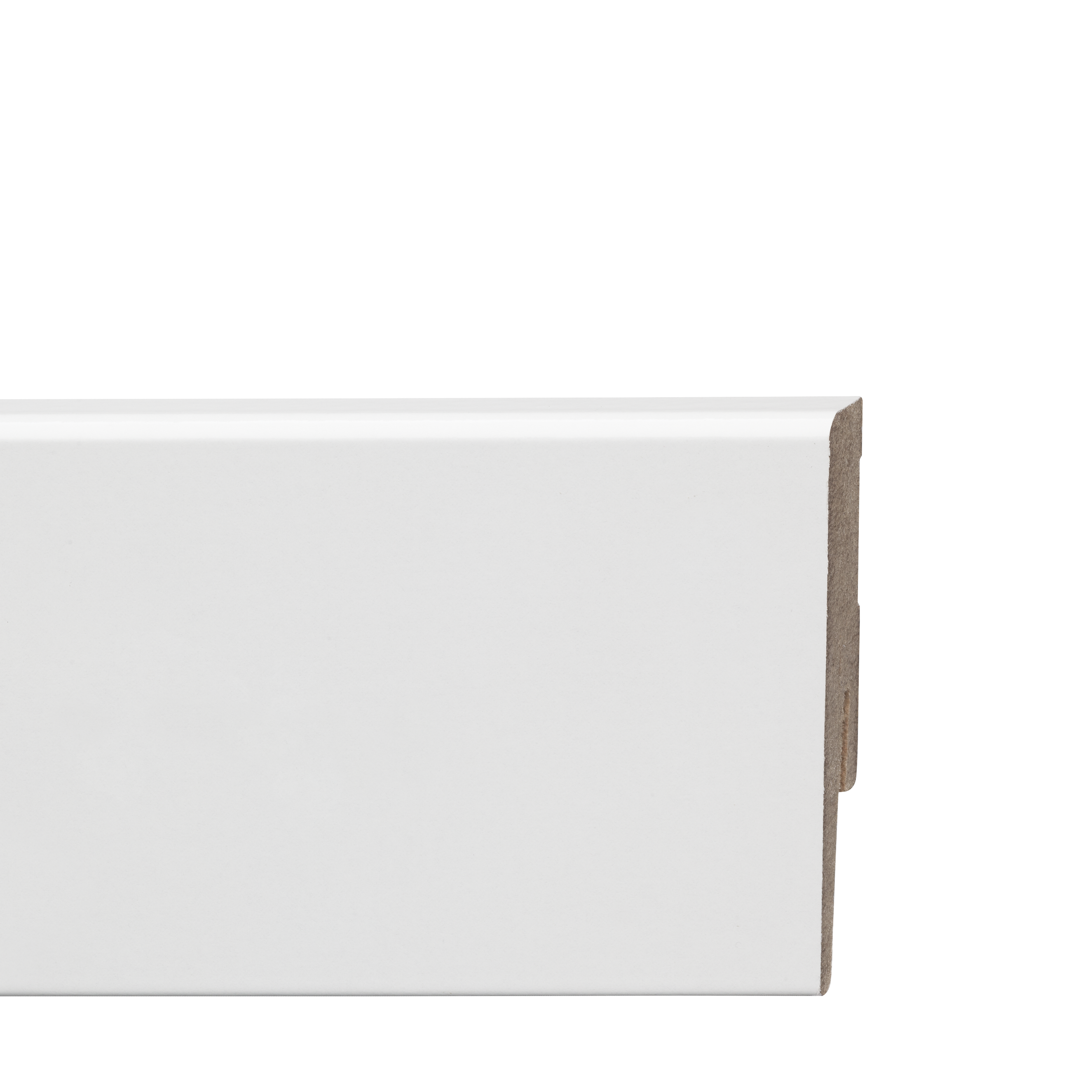 Listwa przypodłogowa MDF biała połysk Diamond 8 cm Arbiton - 2
