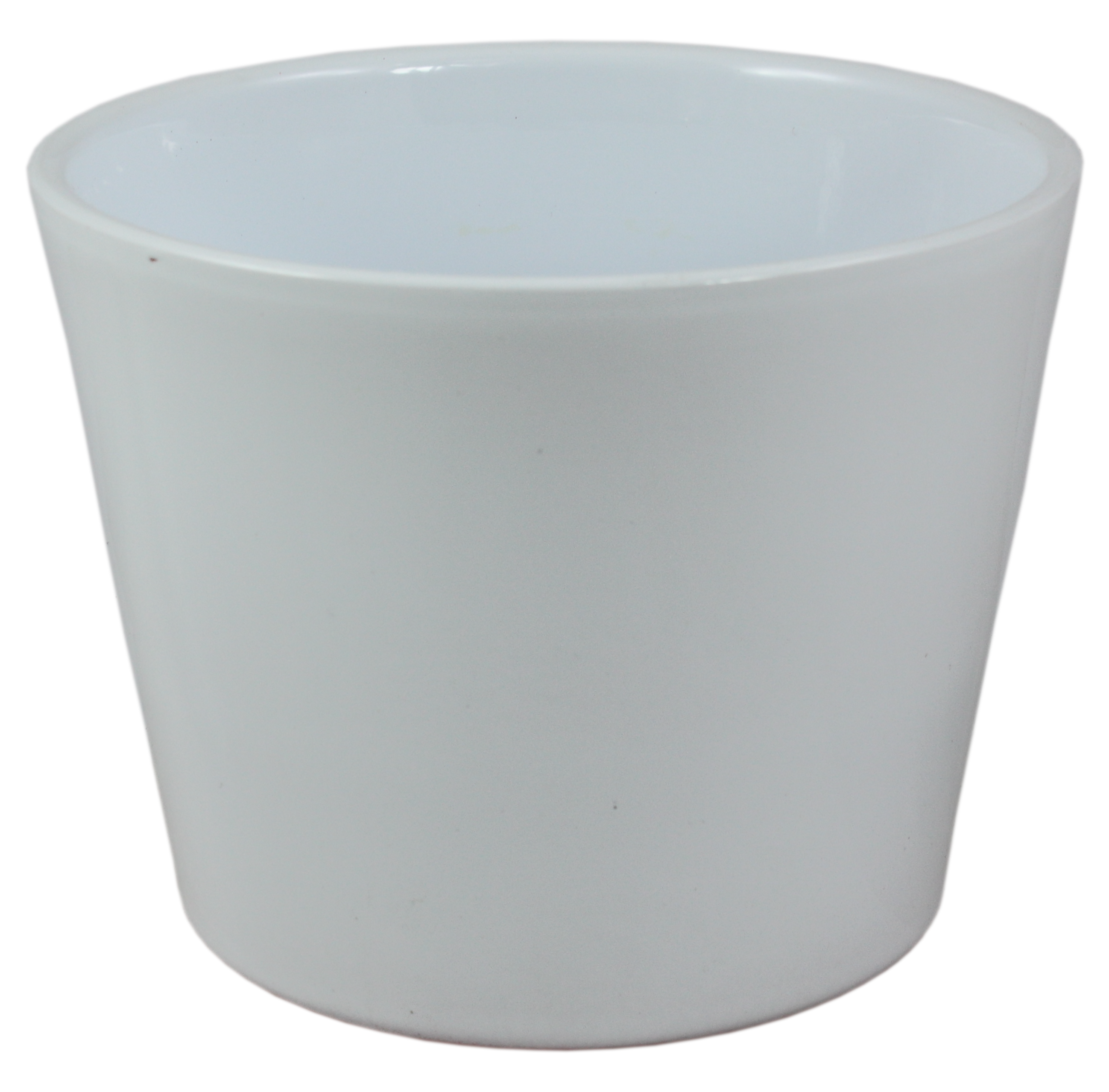 Osłonka doniczki ceramiczna 19cm biała Cermax