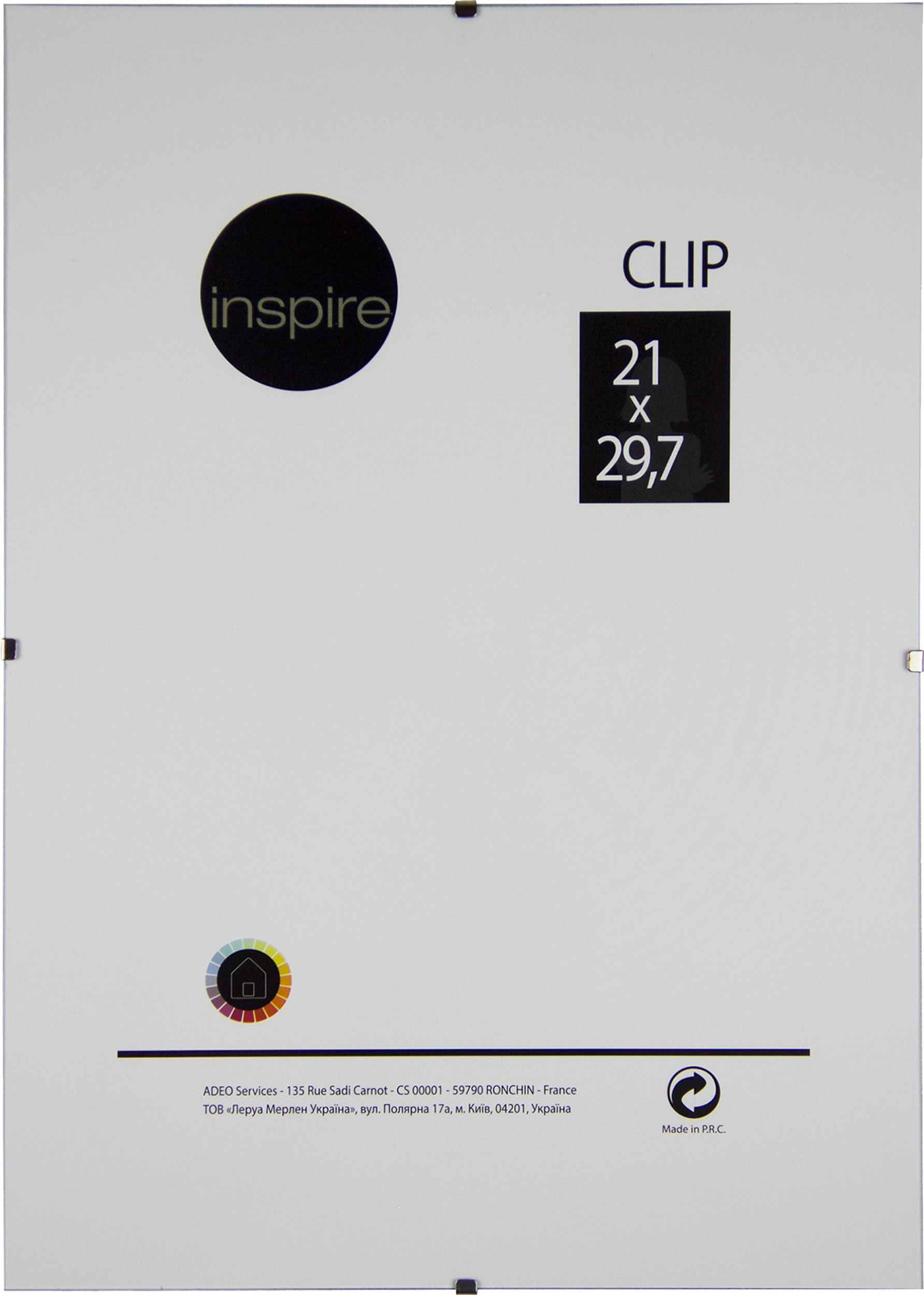 Marco clip INSPIRE 21 x cm Leroy Merlin