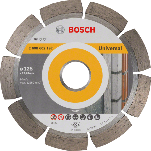 Tarcza diamentowa 125 /22.23 mm 2608602192 BOSCH