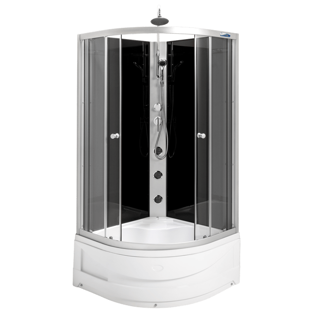 Kabina z hydromasażem 90 x 90 Nero Savana