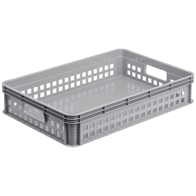 Koszyk Robusto ażurowy szary 22 l 60 x 12 x 40 cm OKT