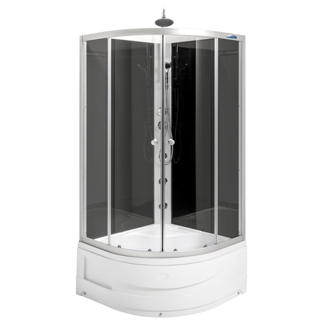 Kabina z hydromasażem 80 x 80 Nero Savana