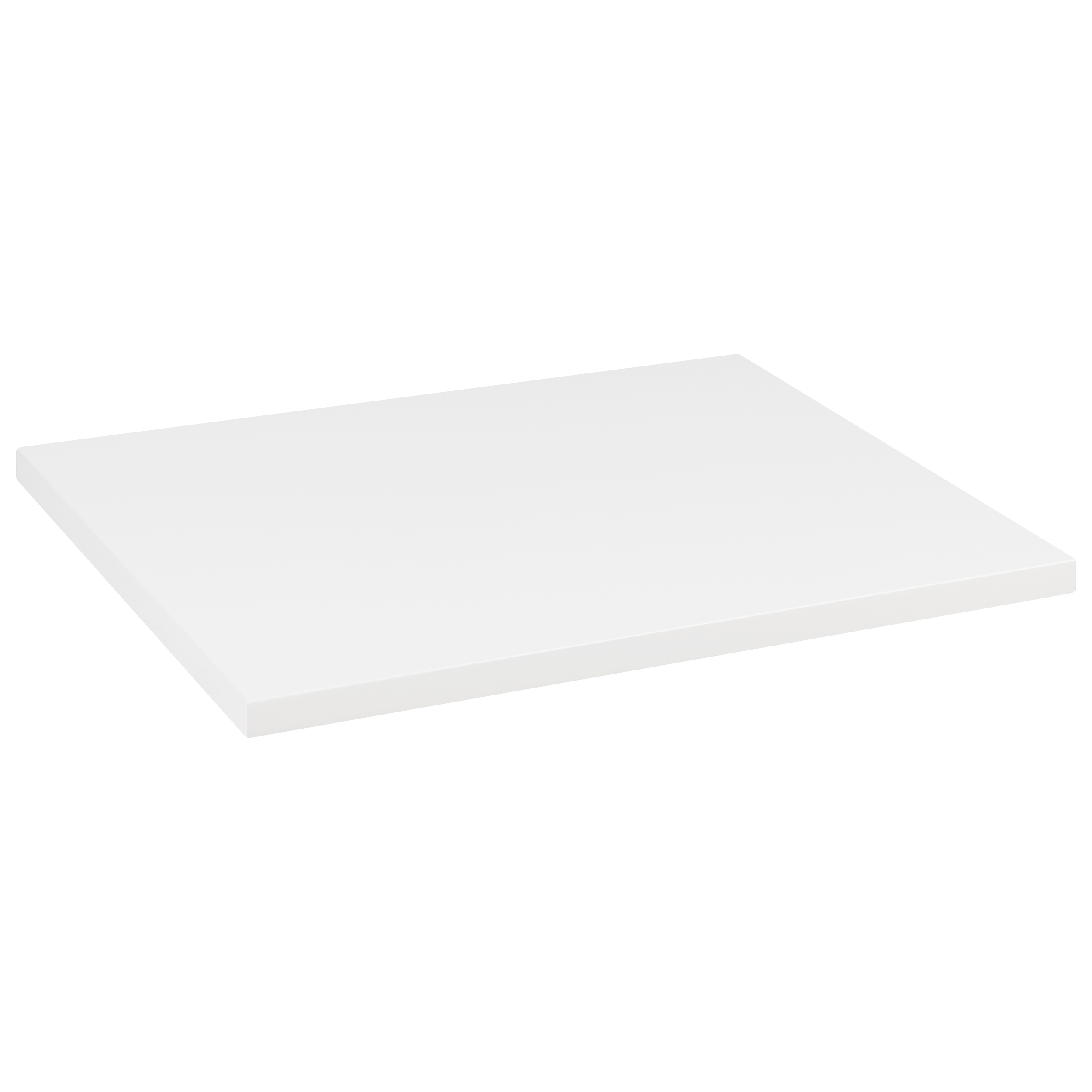 Blat łazienkowy uniwersalny Stilla 60x46x2.5 biały połysk Defra