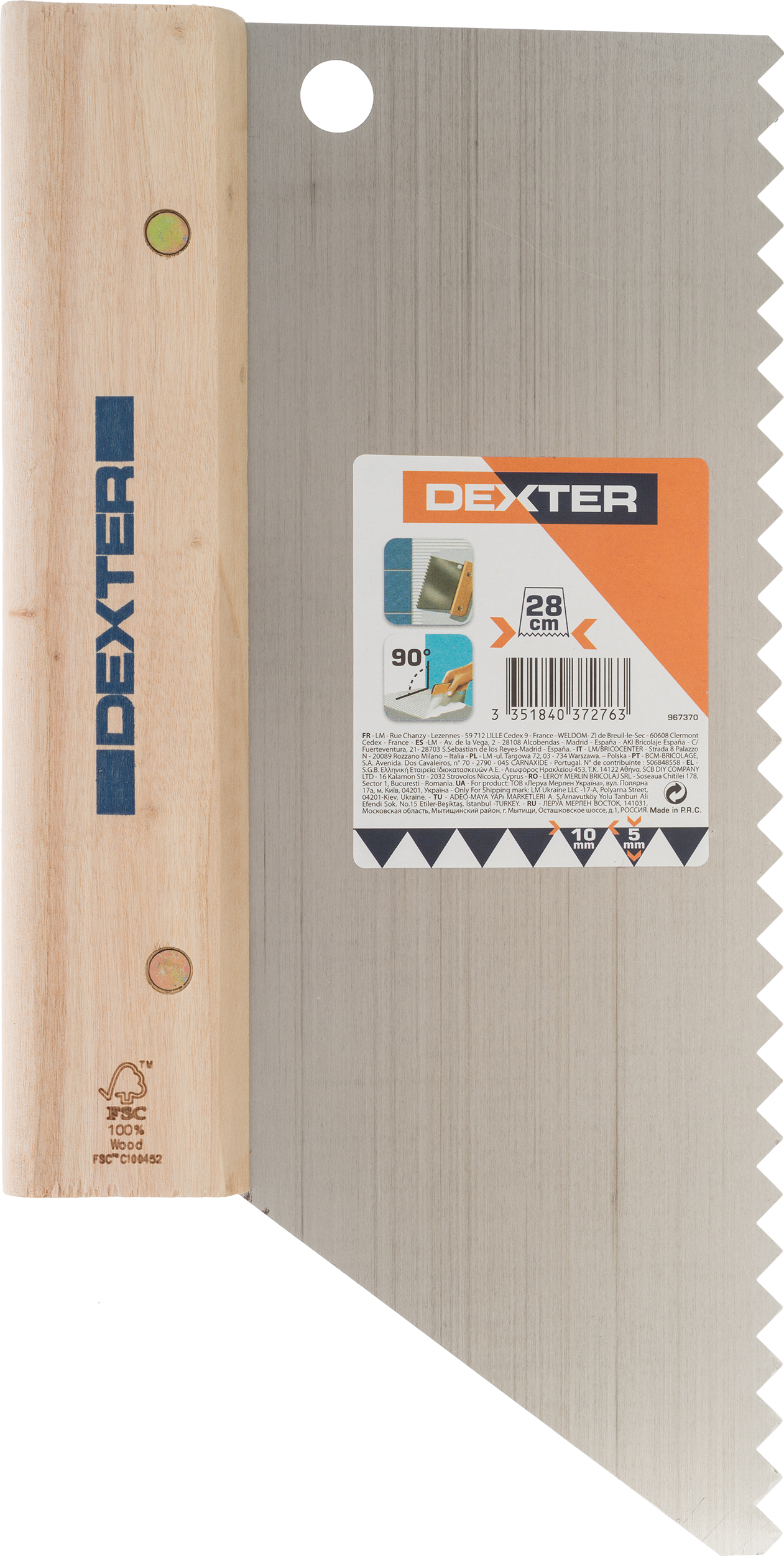 Espátula para colar DEXTER 28CM GR - 3