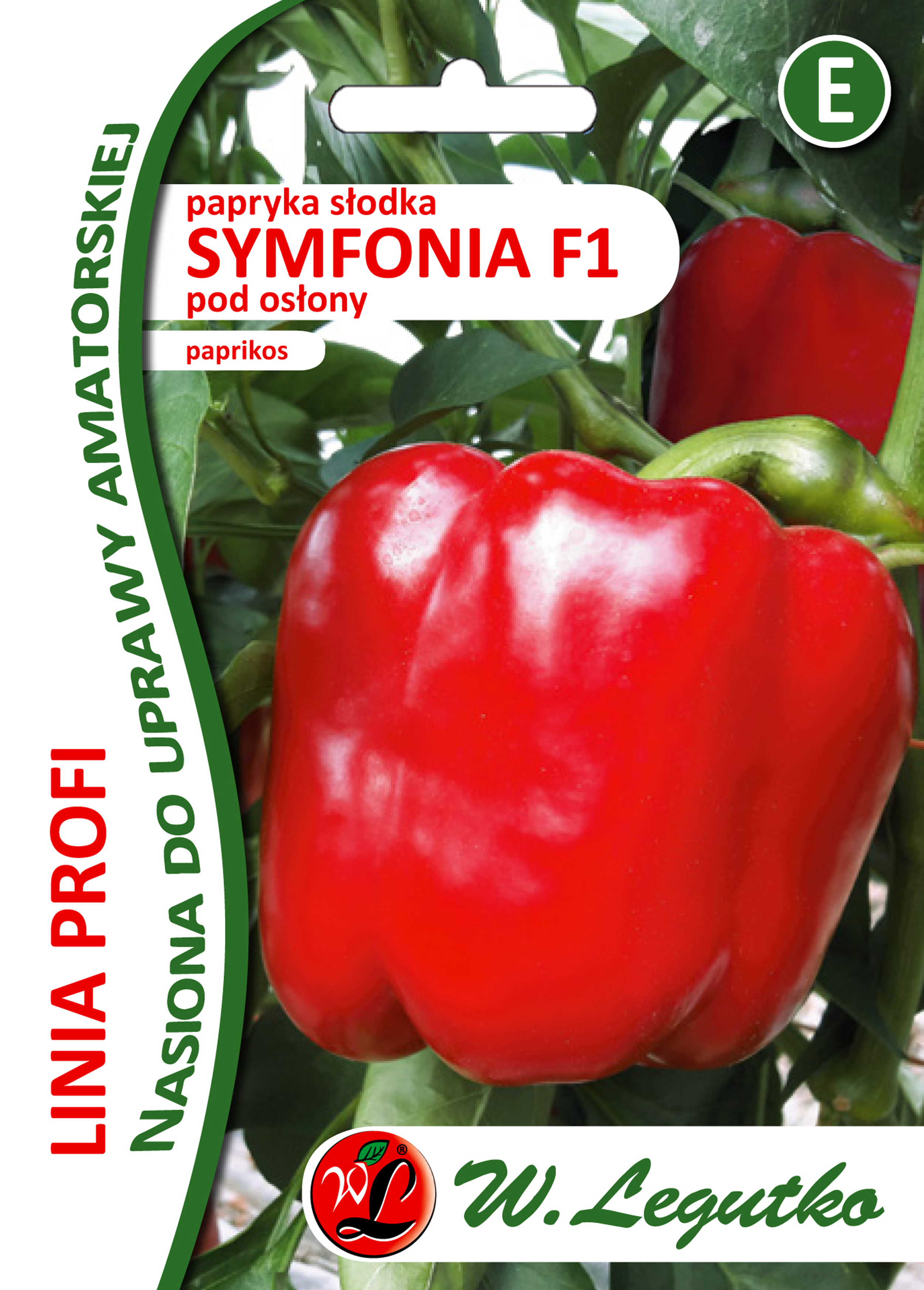 Papryka słodka pod osłony Symfonia F1 nasiona profesjonalne 10szt. W. Legutko