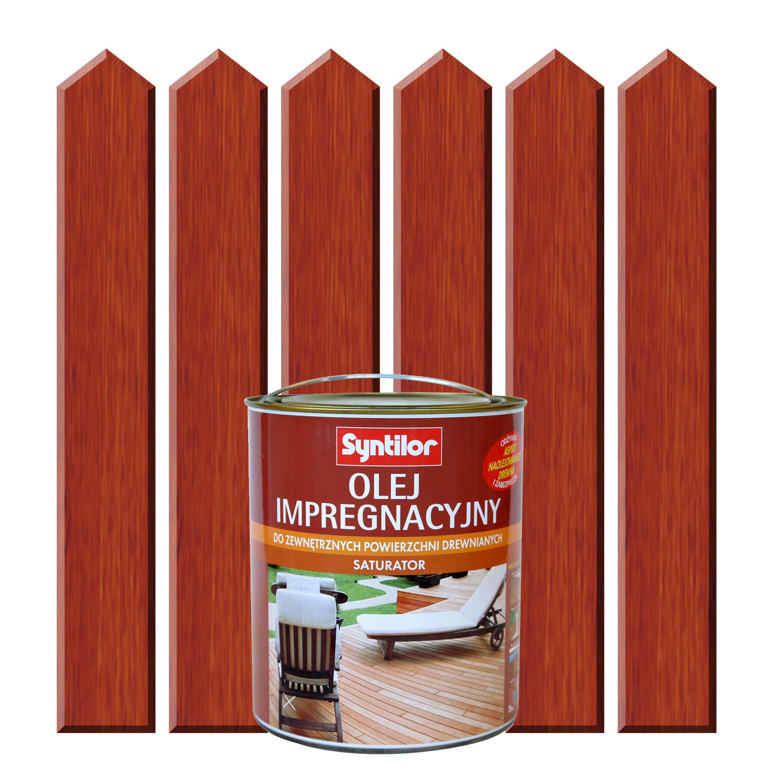 Olej impregnacyjny do tarasów SATURATOR 5 l Drewno egzotyczne SYNTILOR