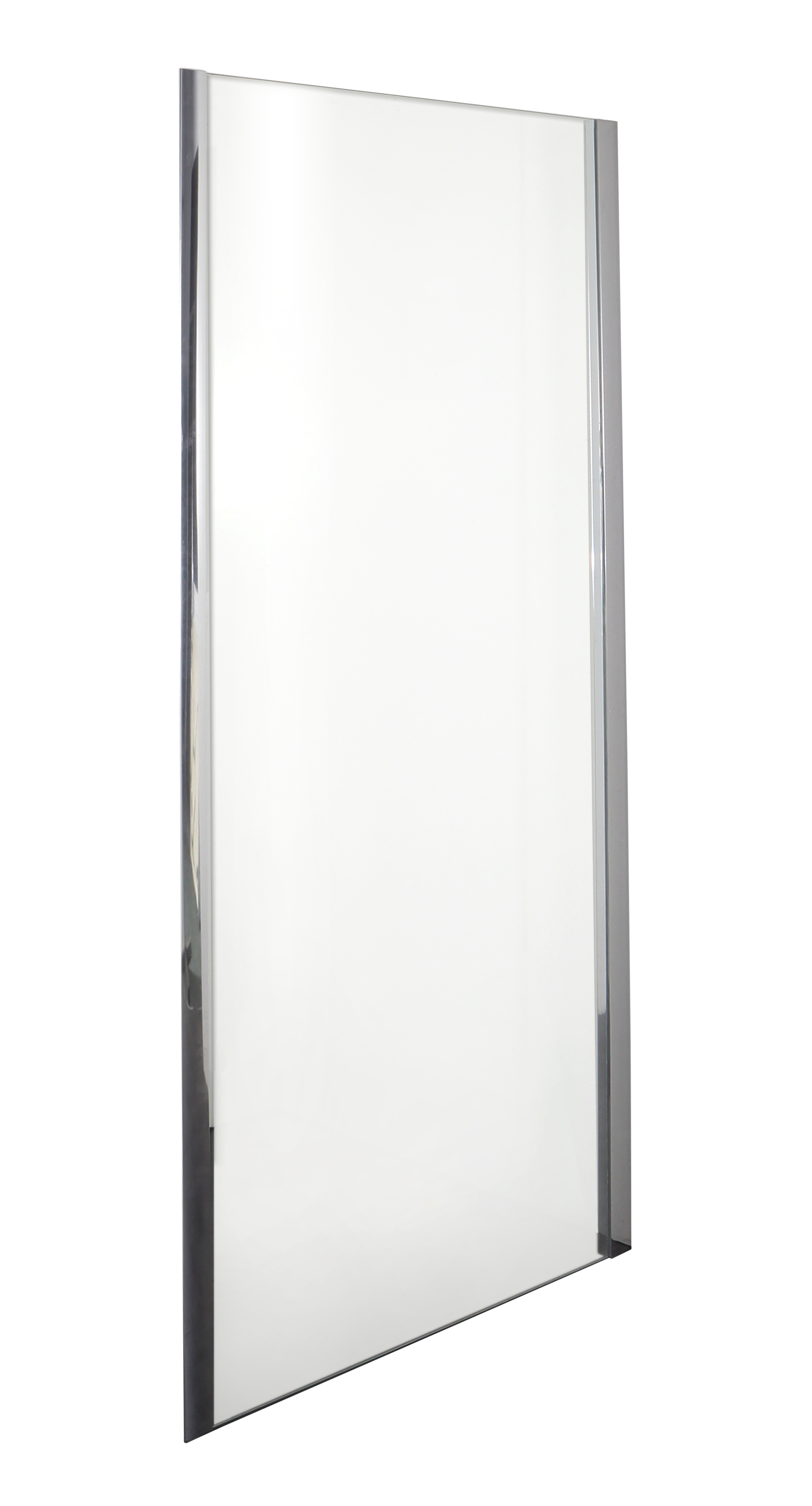 Ścianka stała Bravo 90 x 190 cm chrom szkło transparentne Liveno