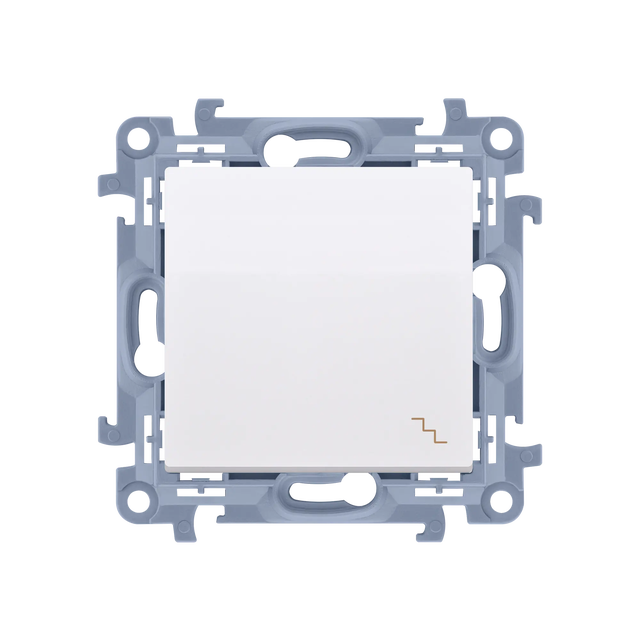 Włącznik pojedynczy schodowy SIMON 10 biały SIMON