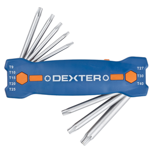 Zestaw kluczy imbusowych TT 9 - 40 8 szt. Dexter - Leroy Merlin