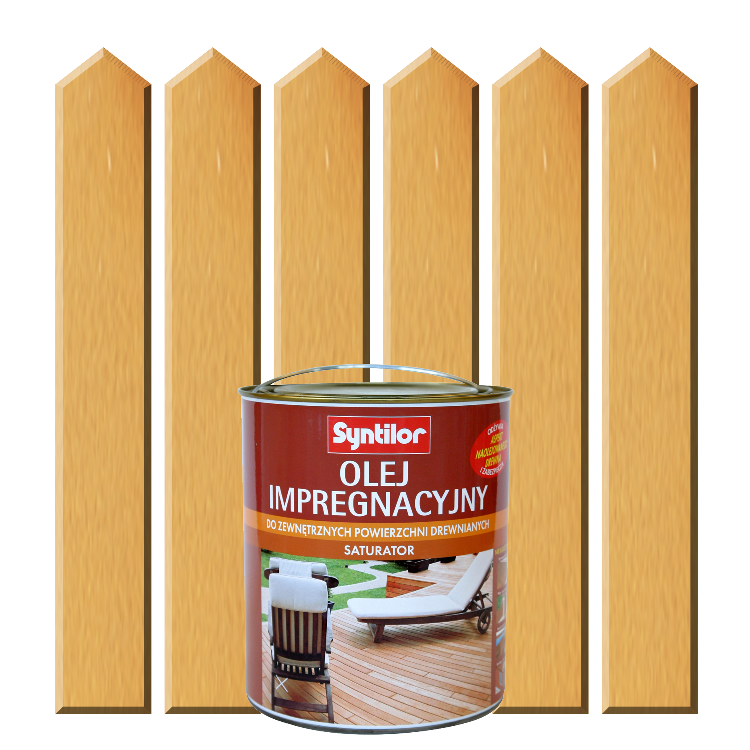 Olej impregnacyjny do tarasów SATURATOR 1 l Naturalny SYNTILOR